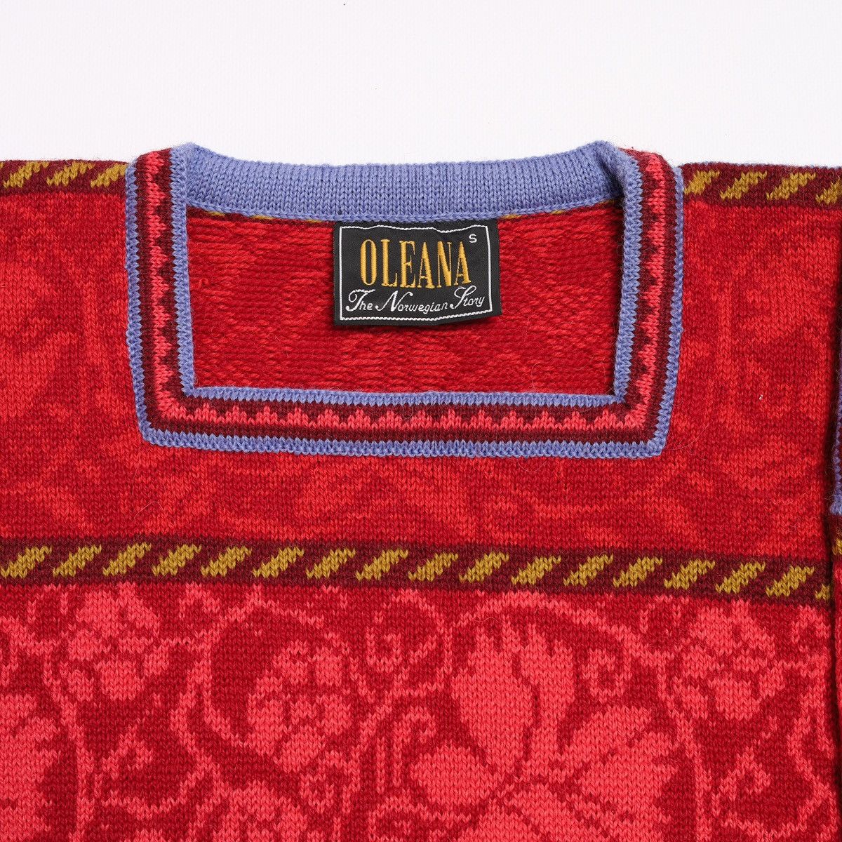 Other Oleana Norway Nordic Wool Red Sweater Knit Size S / US 4 / IT 40 - 3 Thumbnail
