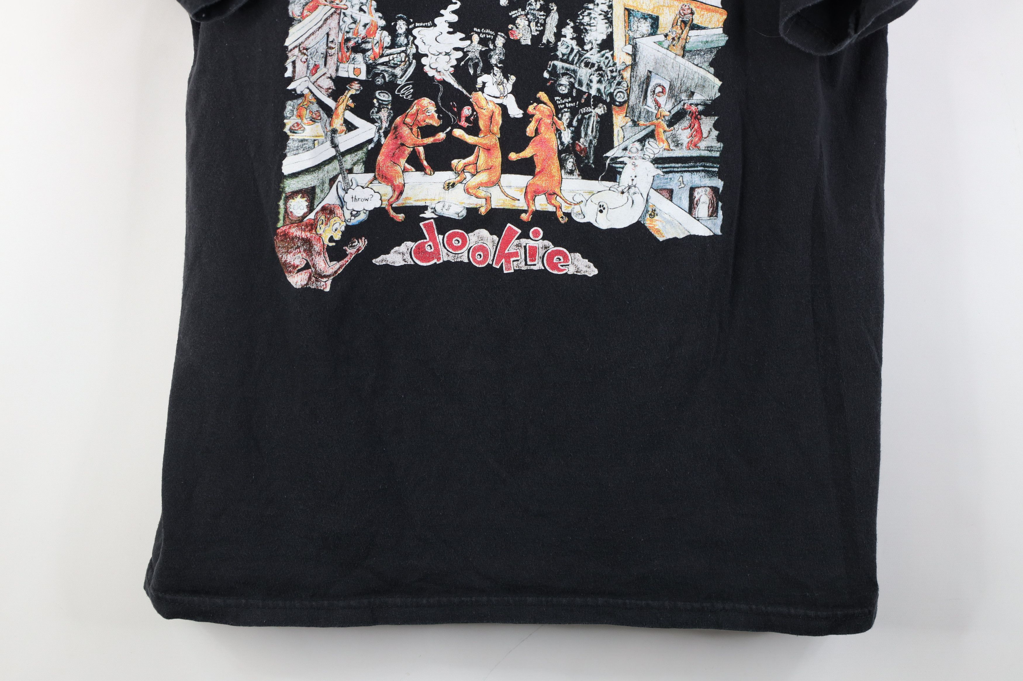 Vintage Vintage Y2K Dookie Green Day Band Short Sleeve T-Shirt Black Size US L / EU 52-54 / 3 - 3 Thumbnail