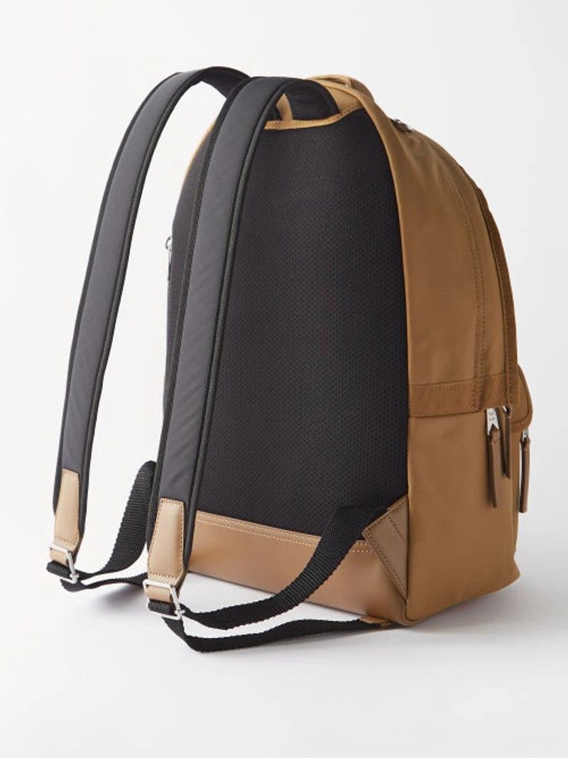 Paul Smith PAUL SMITH brown beige signature stripe nylon backpack bag Size ONE SIZE - 4 Thumbnail