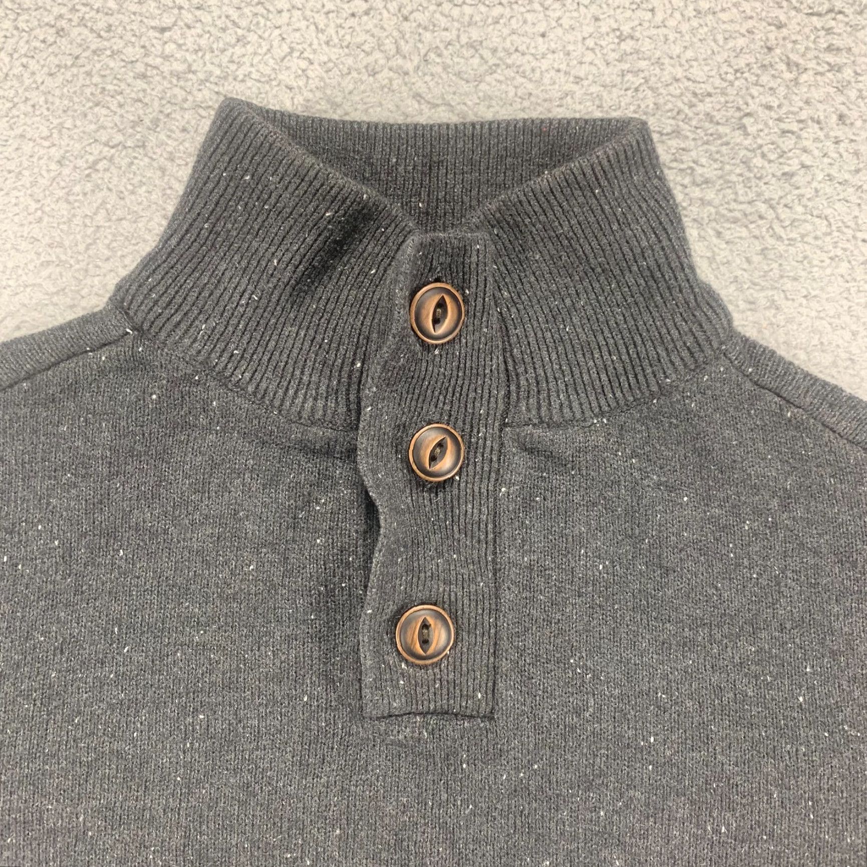 Gap GAP Sweater Womens Small Gray Pullover Long Sleeve Button Casual Outdoor Size S / US 4 / IT 40 - 3 Thumbnail