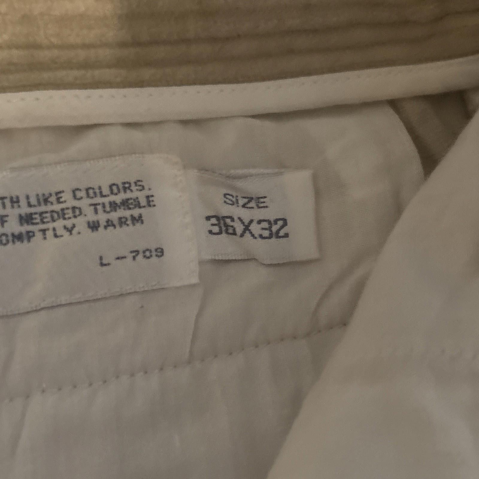 Perry Ellis Perry Ellis Cotton Corduroy Pants 36x32 Tan Khaki New NWT Size US 36 / EU 52 - 3 Thumbnail