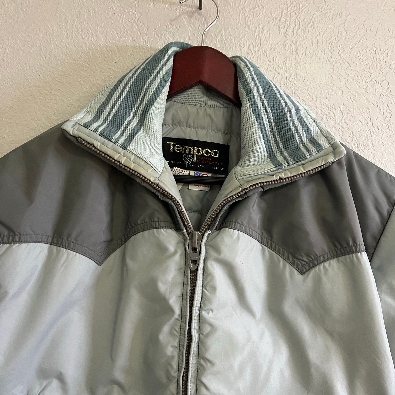 Vintage Vintage TempcO Down Jacket USA Talon 70s Zip Puffer Bomber M Size US M / EU 48-50 / 2 - 4 Thumbnail