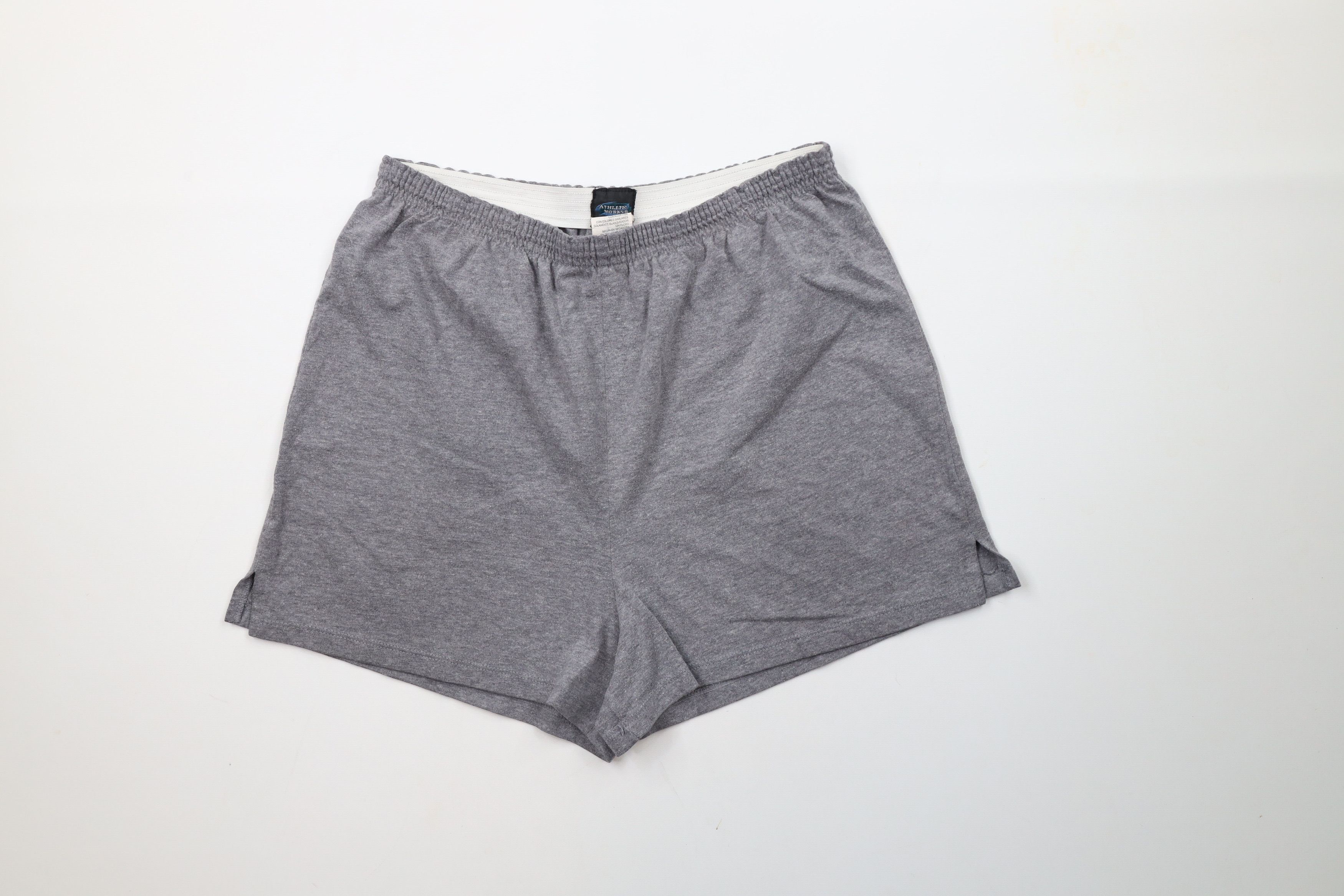 Vintage Vintage 90s Streetwear Above Knee Hot Booty Shorts Gray Size 28" / US 6 / IT 42 - 1 Thumbnail