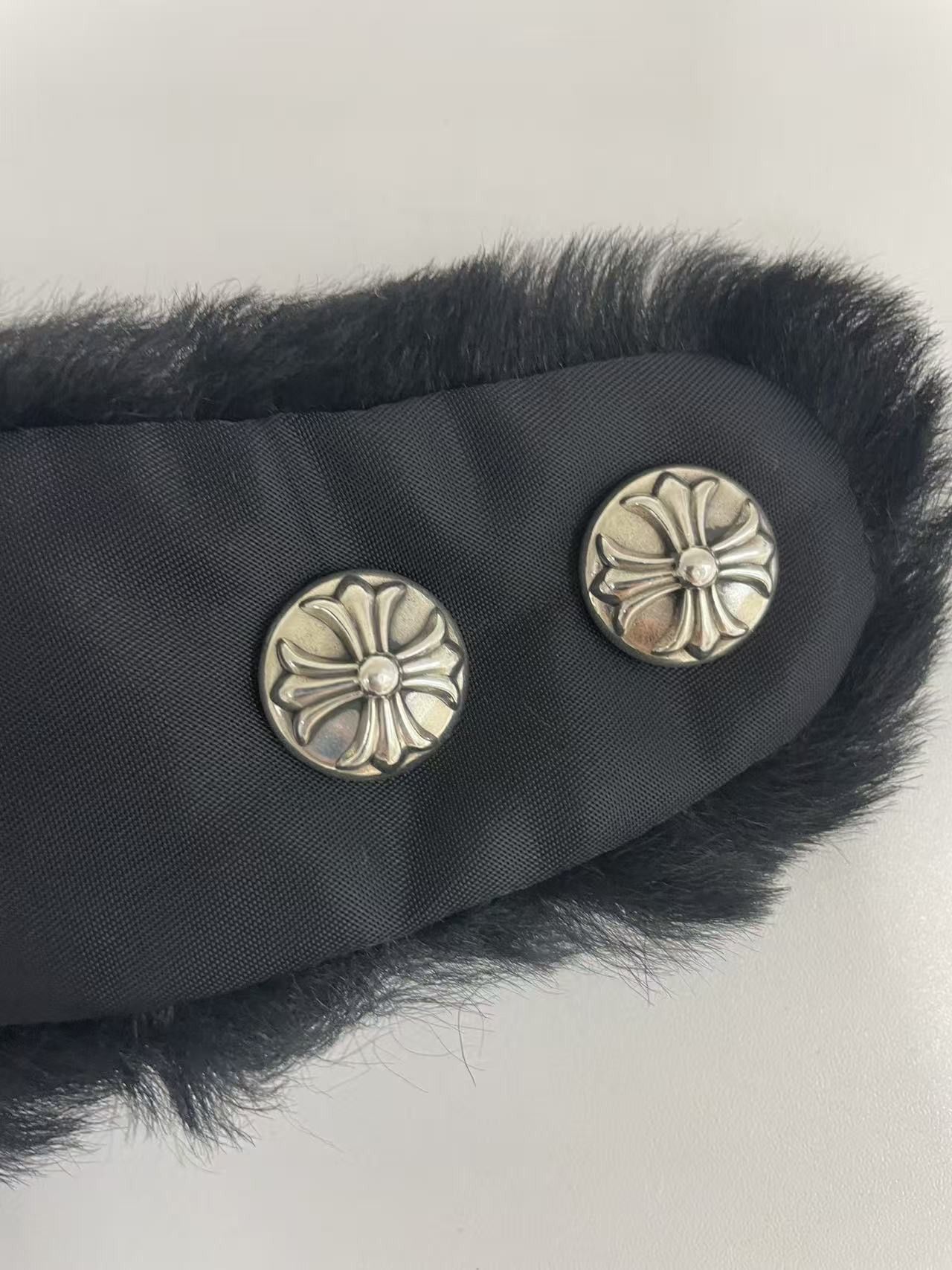 Chrome Hearts Chrome Hearts Black Trapper Hat Size ONE SIZE - 5 Thumbnail