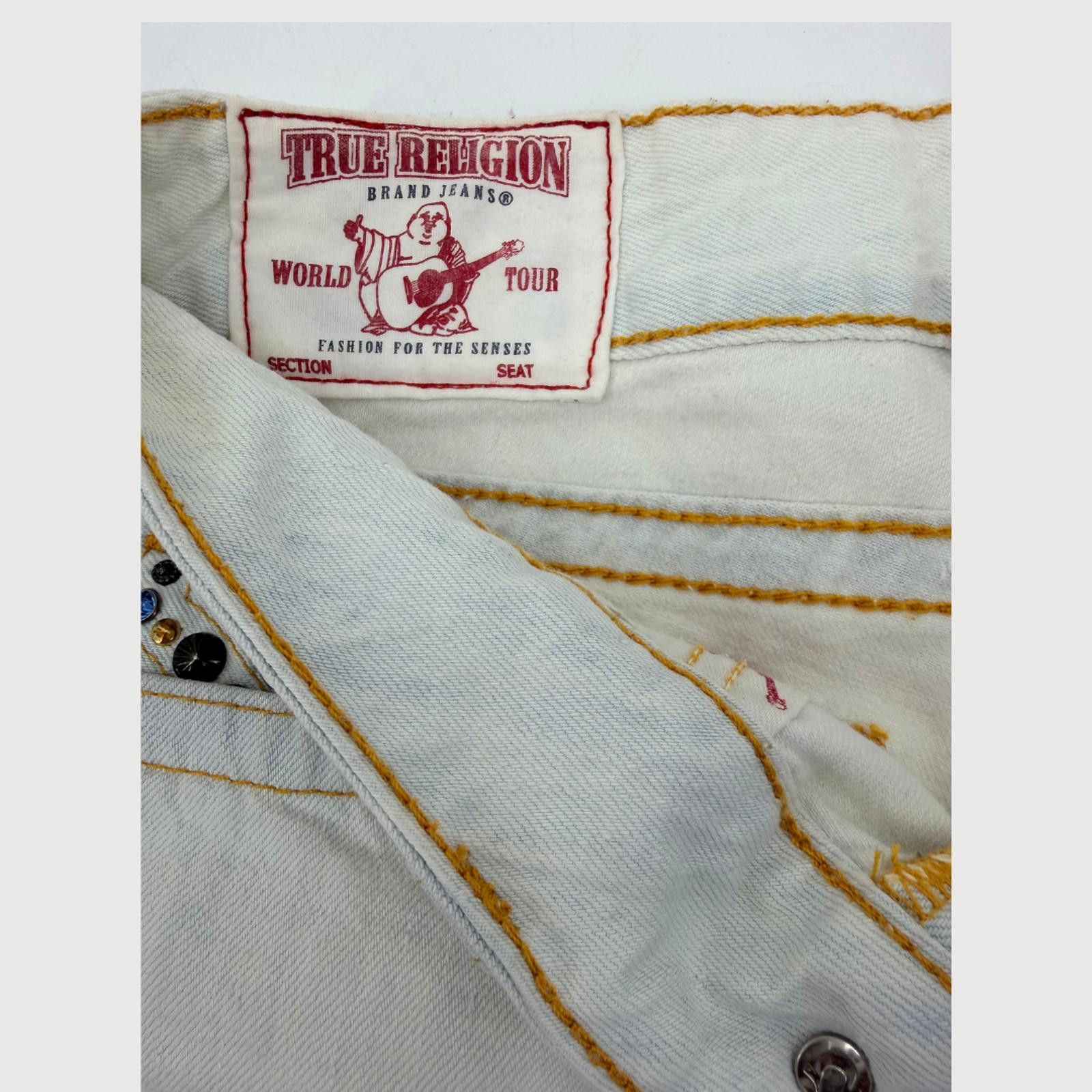 True Religion True Religion Keira Low Rise Cutoff Shorts Y2K 27 Size 27" / US 4 / IT 40 - 5 Thumbnail