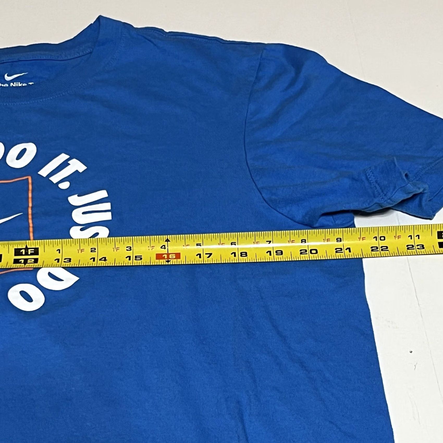 Nike Nike Tee Shirt Just Do It Mens Large Blue Cotton Spell Out Shirt Size US L / EU 52-54 / 3 - 6 Thumbnail