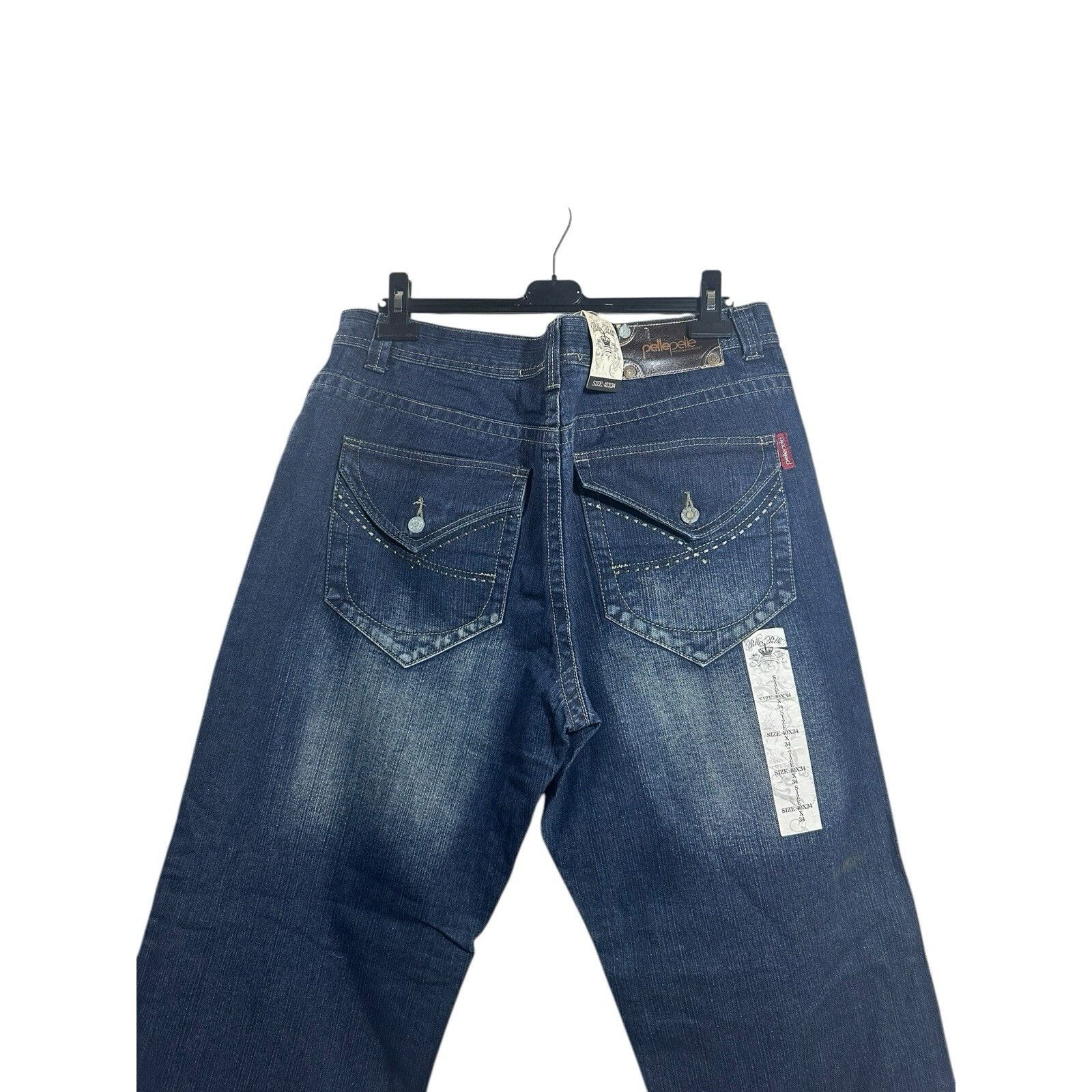 Pelle Pelle Vintage Pelle Pelle Baggy Jeans Men's Hip Hop Whiskering Y2K Size US 40 / EU 56 - 4 Thumbnail
