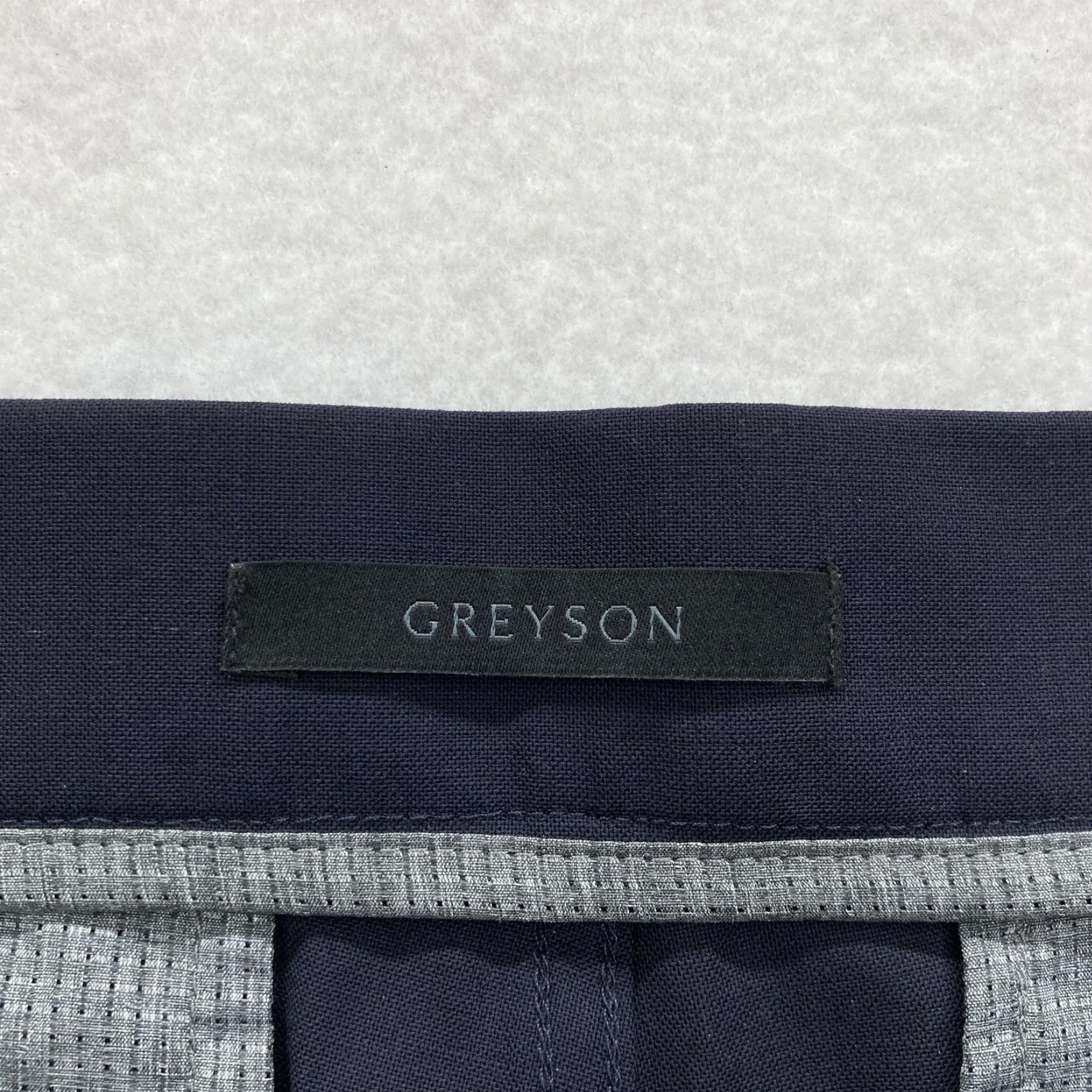 Vintage Greyson Pants Mens 36 Navy Wool Blend Jogger Cuffed Hem Side Adjusters Golf Men Size 36 Wool Navy Jogger Pants Casual Activewear Trousers Size US 36 / EU 52 - 4 Thumbnail