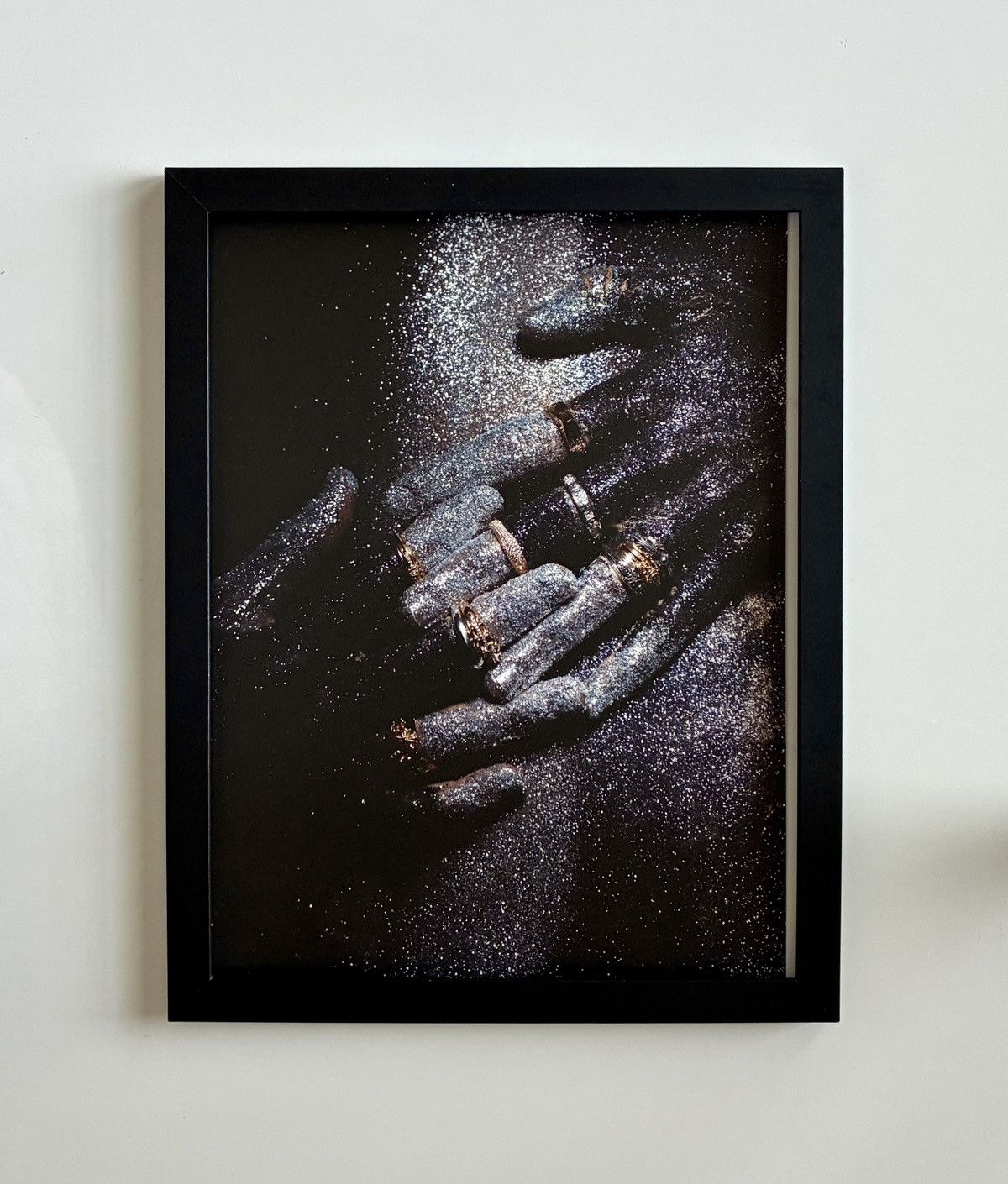 Chrome Hearts Chrome Hearts glittered hands photo Poster framed 9x11 Size ONE SIZE - 1 Thumbnail