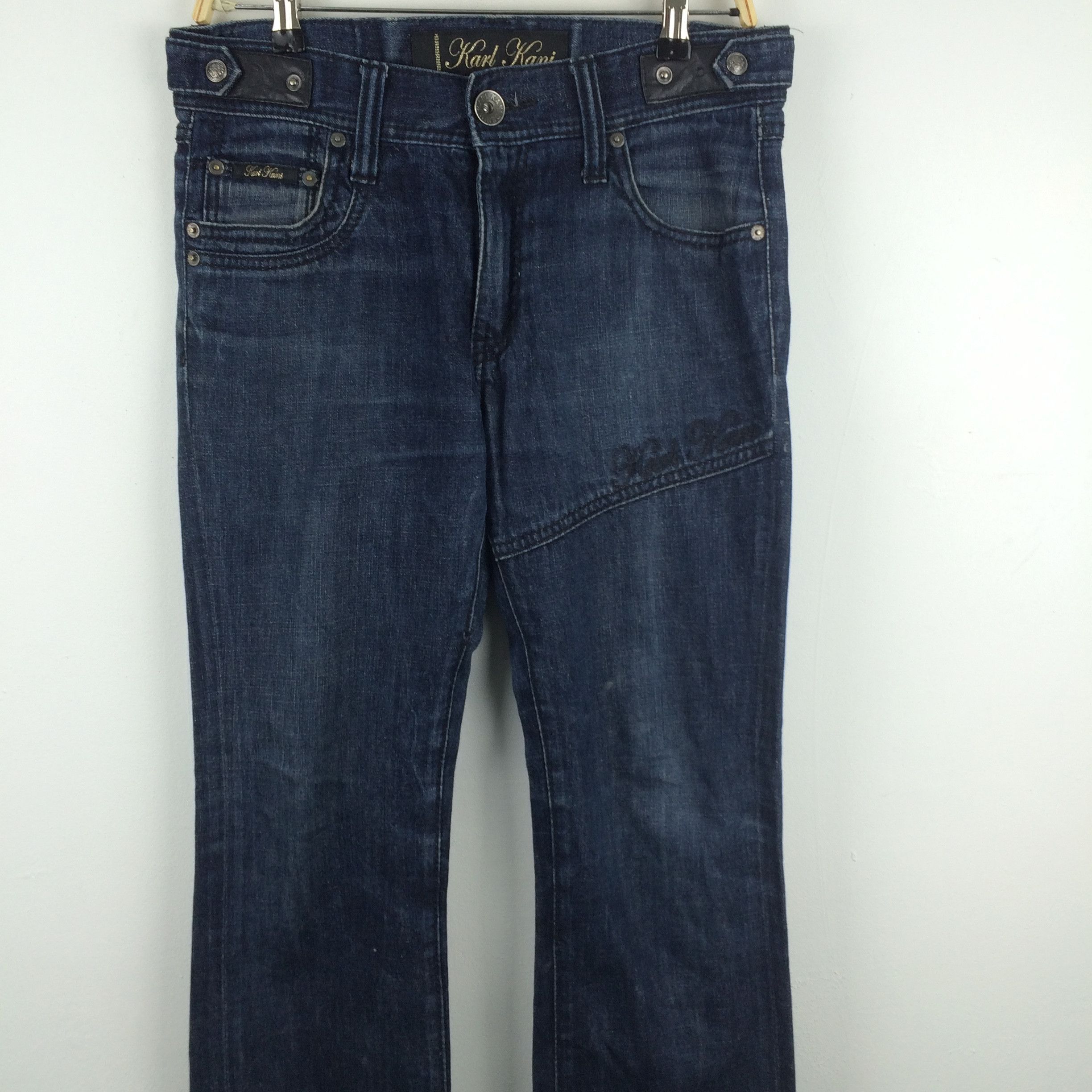 Karl Kani X210 KARL KANI DENIM ADJUSTABLE WAIST NICE DESIGN!! Size US 33 - 6 Thumbnail