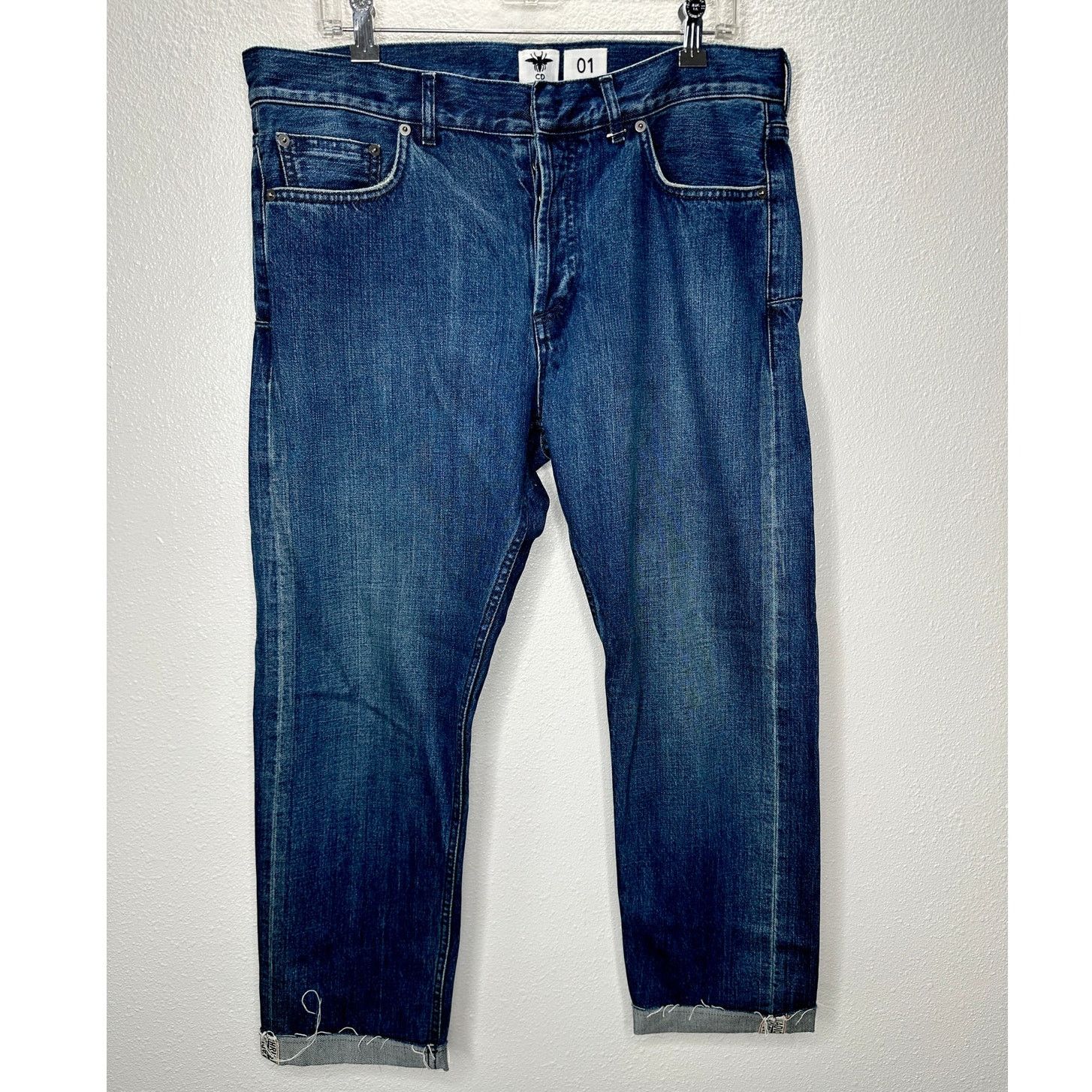 Other NWOT Christian Dior 01 Med Wash Button Boyfriend Jeans 10 Size 32" / US 10 / IT 46 - 1 Thumbnail