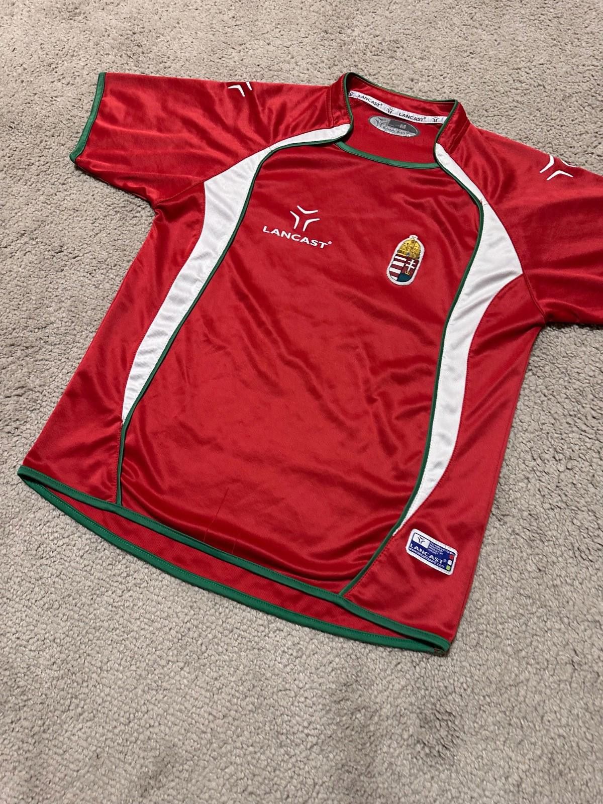 Other Hungary Lancast Mens Football Shirt Soccer Jersey Size M Size ONE SIZE - 2 Thumbnail