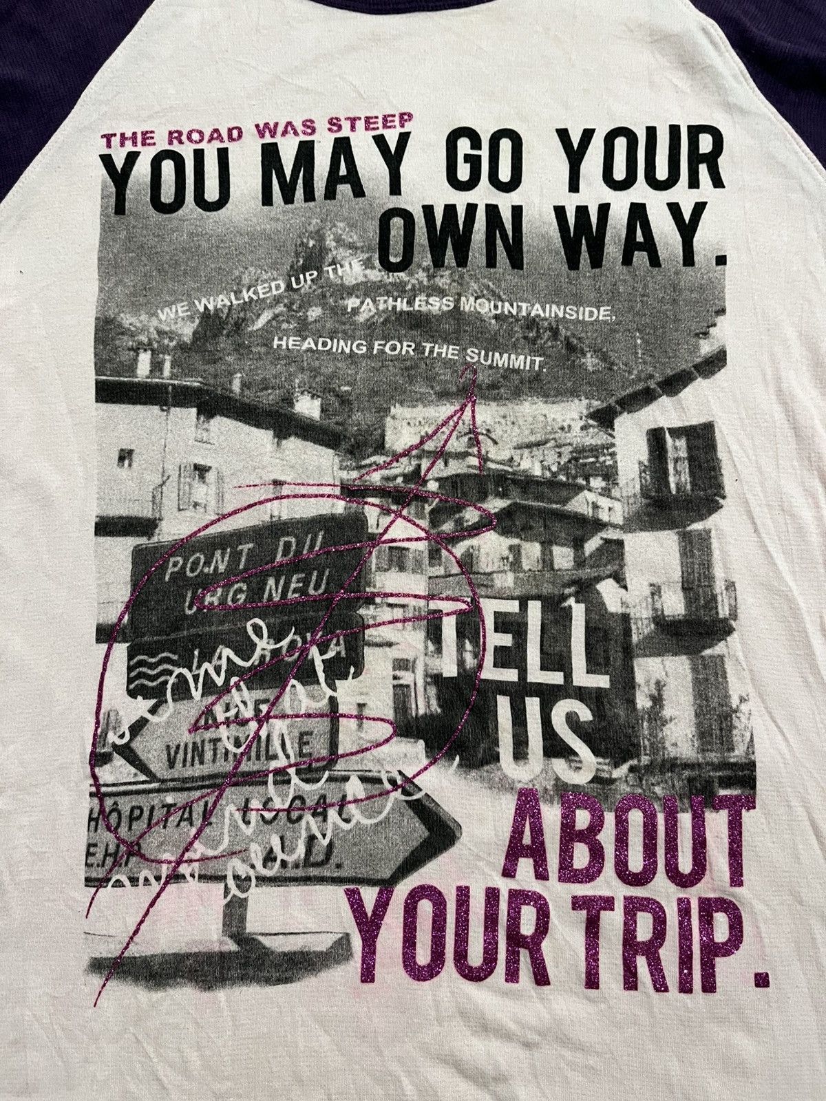 Japanese Brand Vintage Anti Label Long Sleeve Travel Graphic Te Size US M / EU 48-50 / 2 - 3 Thumbnail