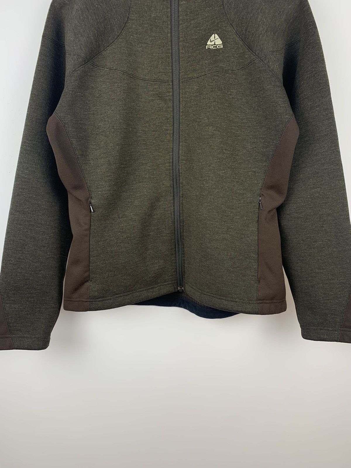 Nike ACG Vintage Nike ACG Full Zip Sweatshirt Brown Ladies Size M Y2K Size M / US 6-8 / IT 42-44 - 3 Thumbnail