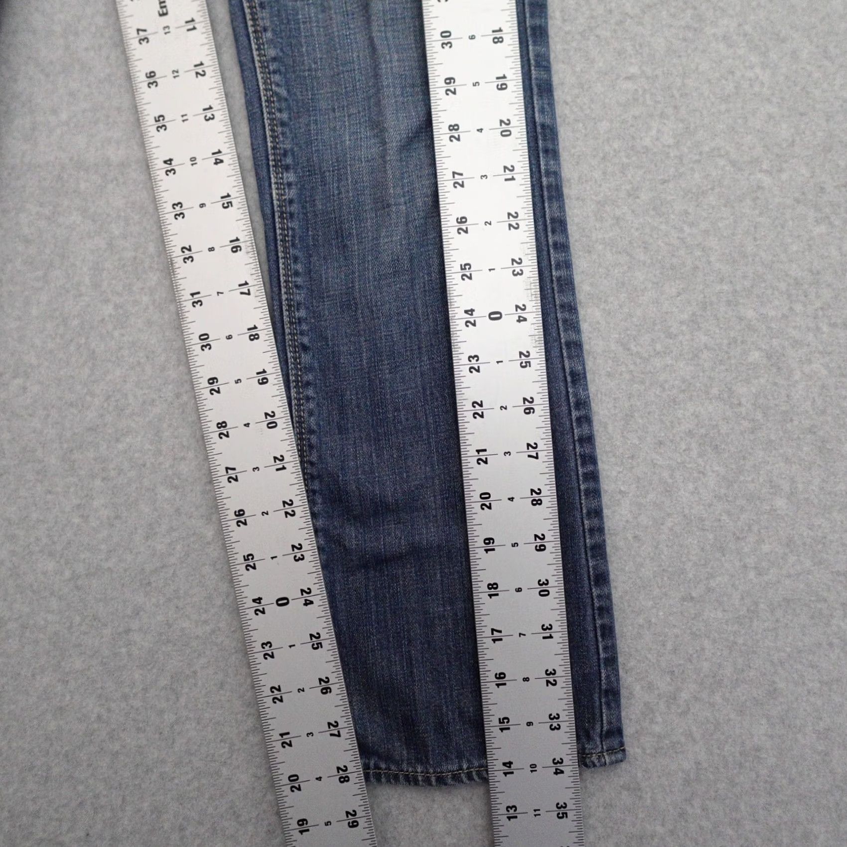 American Eagle Outfitters VINTAGE American Eagle 77 Straight Jeans Womens 2 Short Blue Medium Wash Denim Size 26" / US 2 / IT 38 - 7 Thumbnail