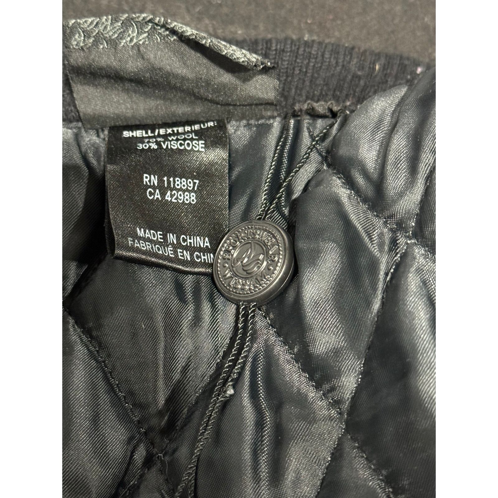 Al Wissam Al Wissam Leather Wool Coat Size XS / US 0-2 / IT 36-38 - 6 Thumbnail