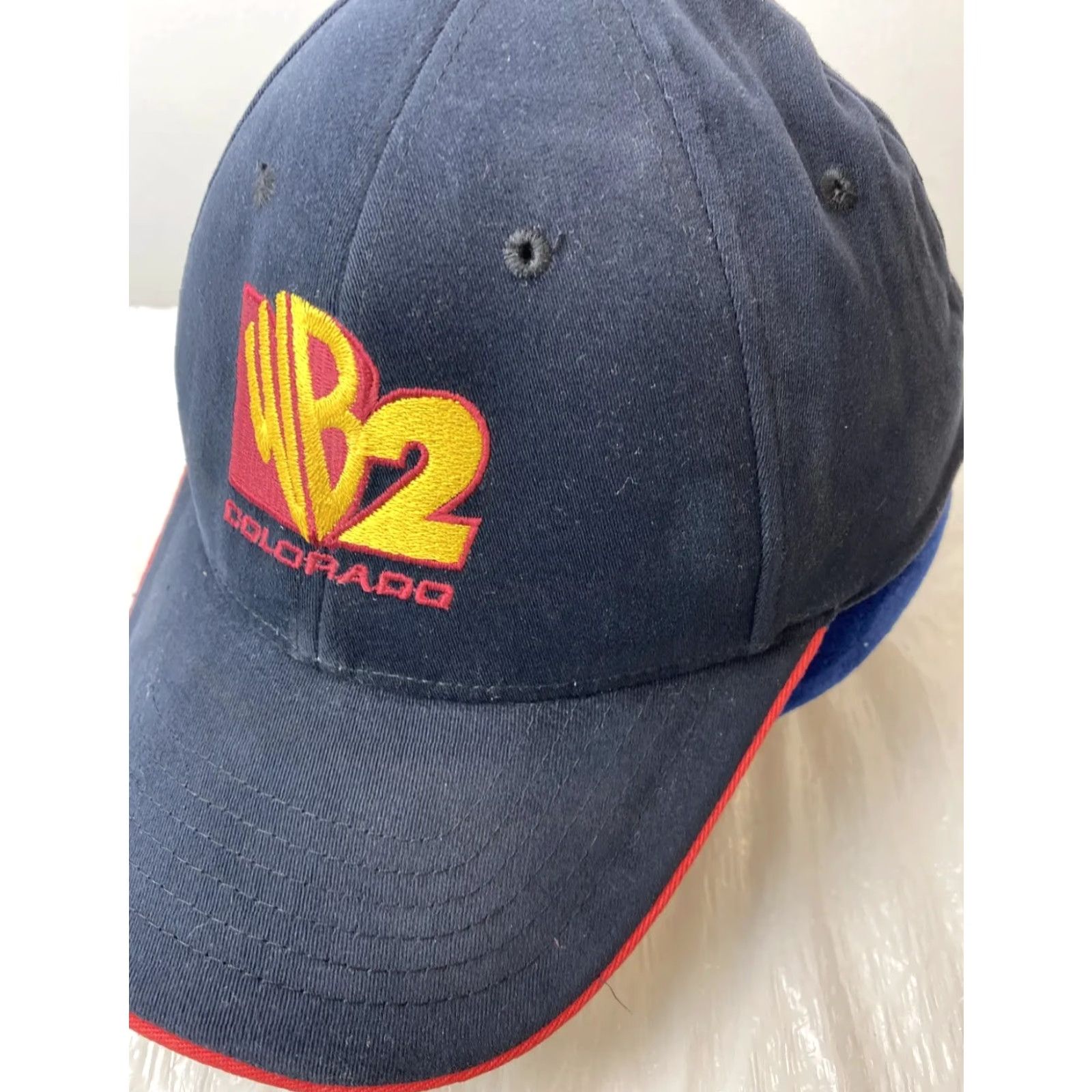 Vintage Nufit Warner Bros. Cap Baseball Hat Blue L-XL Adjustable Cotton Mens Size ONE SIZE - 5 Thumbnail