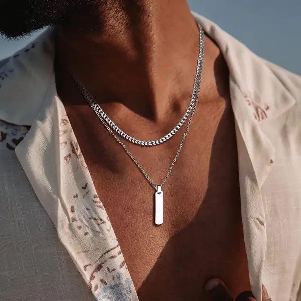 Jewelry Chihiro x Honda Vertical Bar Stacked Necklaces Size ONE SIZE - 1 Thumbnail
