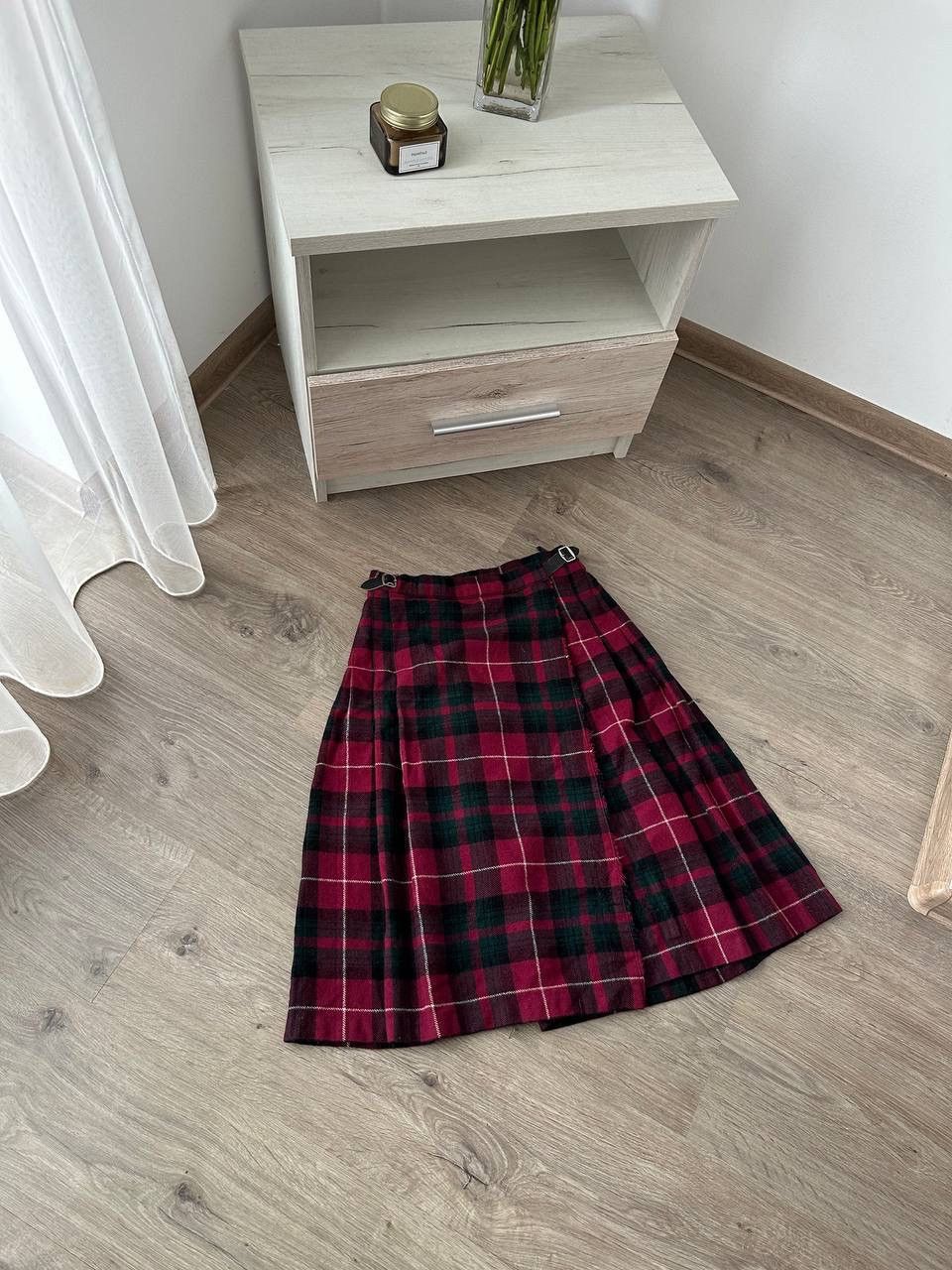 Other UK × Vintage Vintage Scottish Wool Red Julius Skirt Size 27" / US 4 / IT 40 - 14 Thumbnail