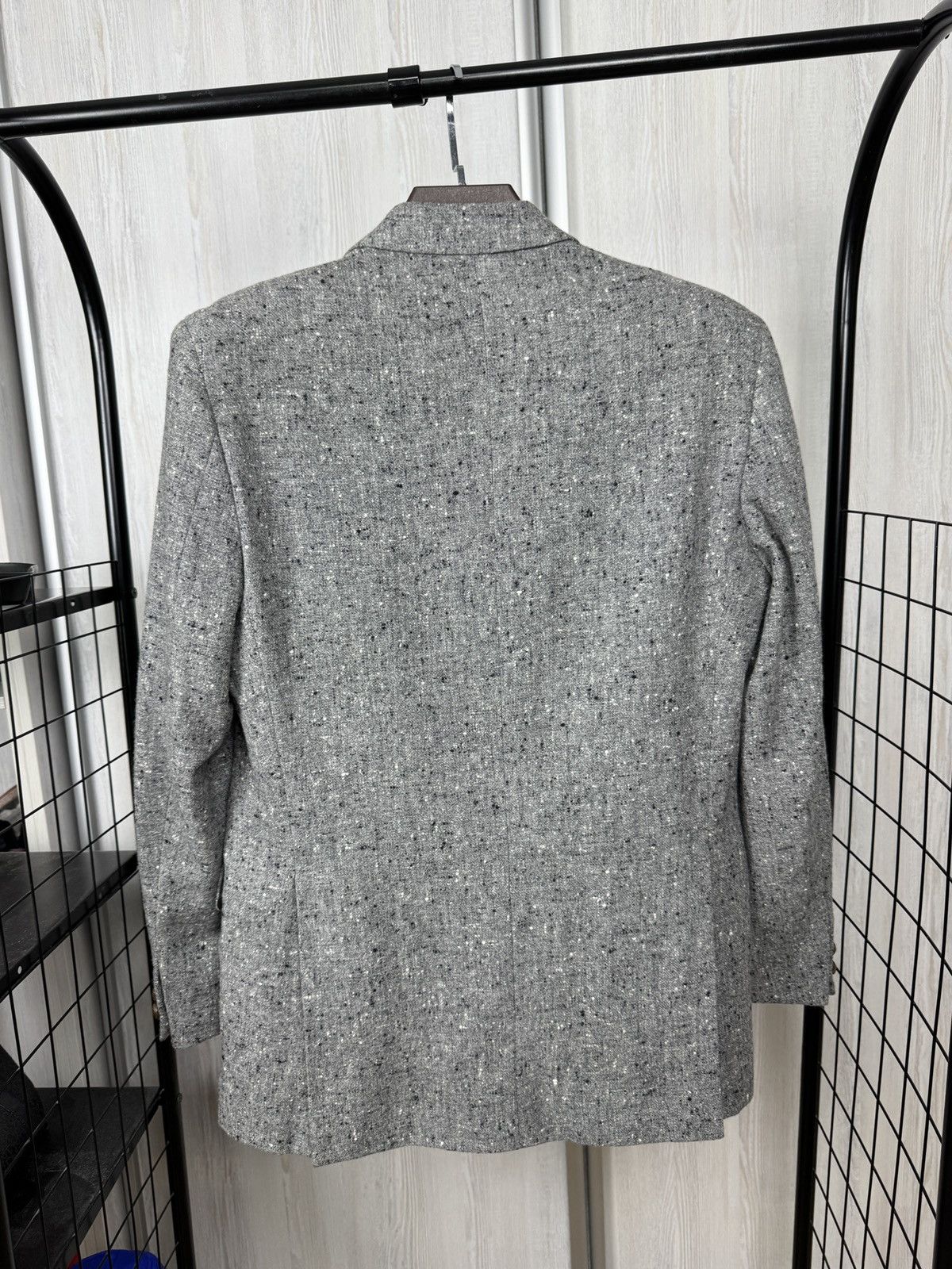 Yves Saint Laurent Yves Saint Laurent x Lanificio Paoletti wool tweed blazer Size 38R - 13 Thumbnail