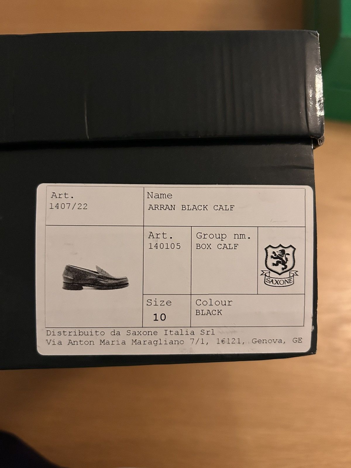 Saxony Arran Black Calf Loafers Size US 10 / EU 43 - 8 Thumbnail