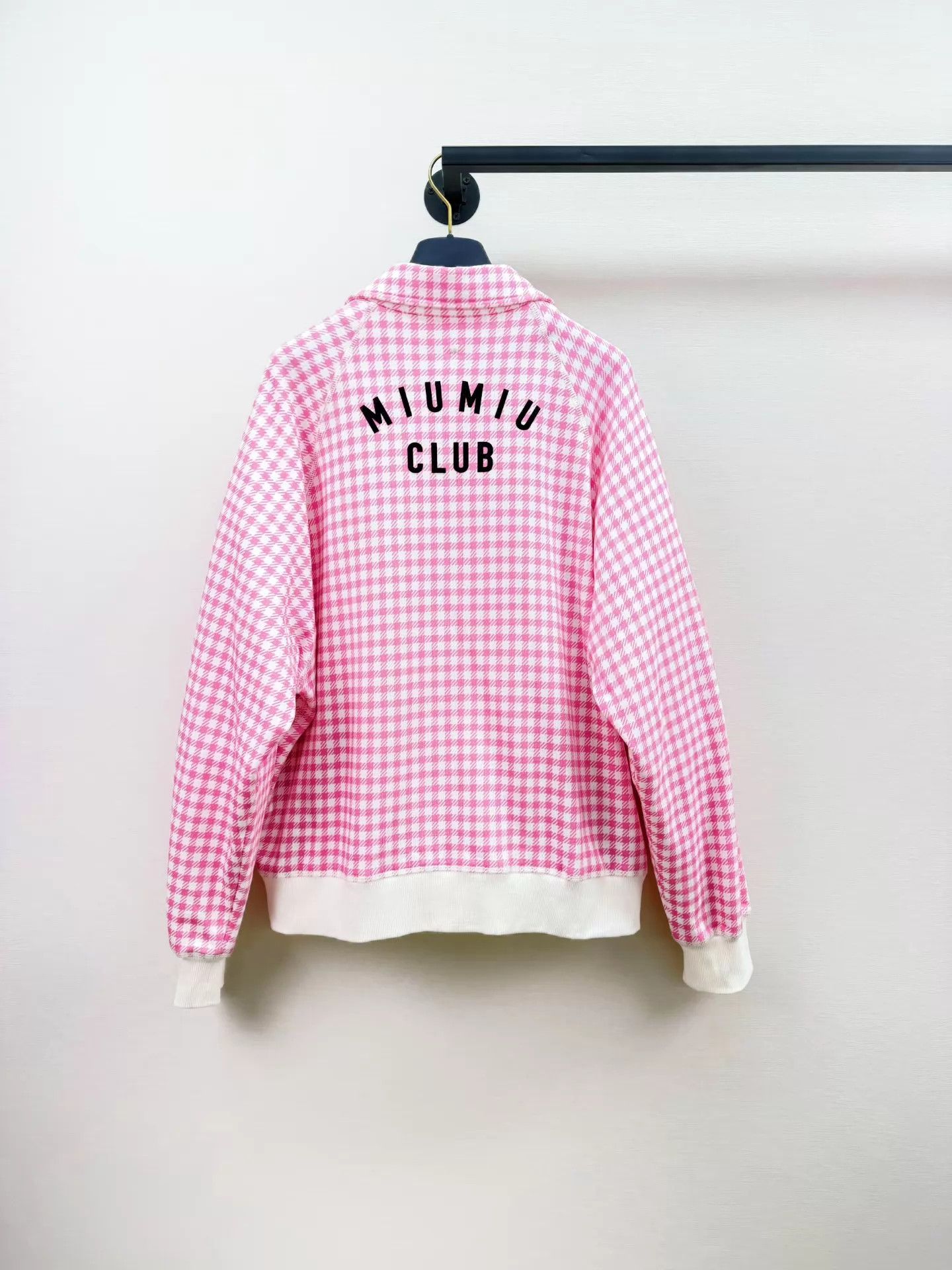 Miu Miu MIU MIU Pink Prince of Wales Check Jacket M New Size M / US 6-8 / IT 42-44 - 8 Thumbnail