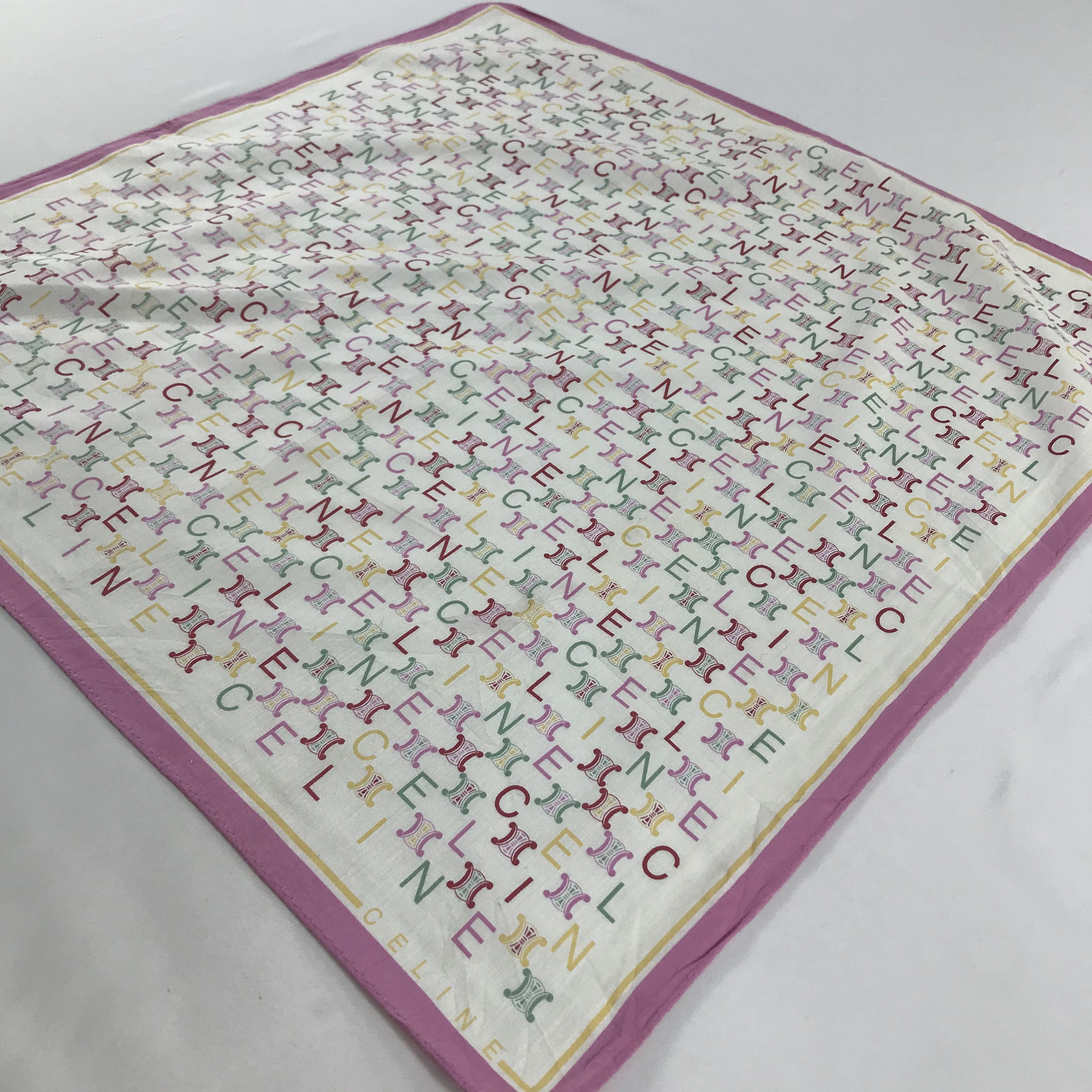 Celine × Vintage Celine Bandana / Handkerchief / Neckerchief - S1563 Size ONE SIZE - 2 Thumbnail