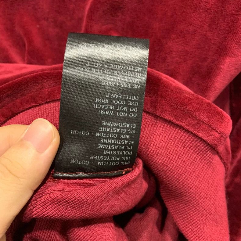 Haider Ackermann haider ackermann Wine red velvet pullover long sleeve Size US M / EU 48-50 / 2 - 5 Thumbnail