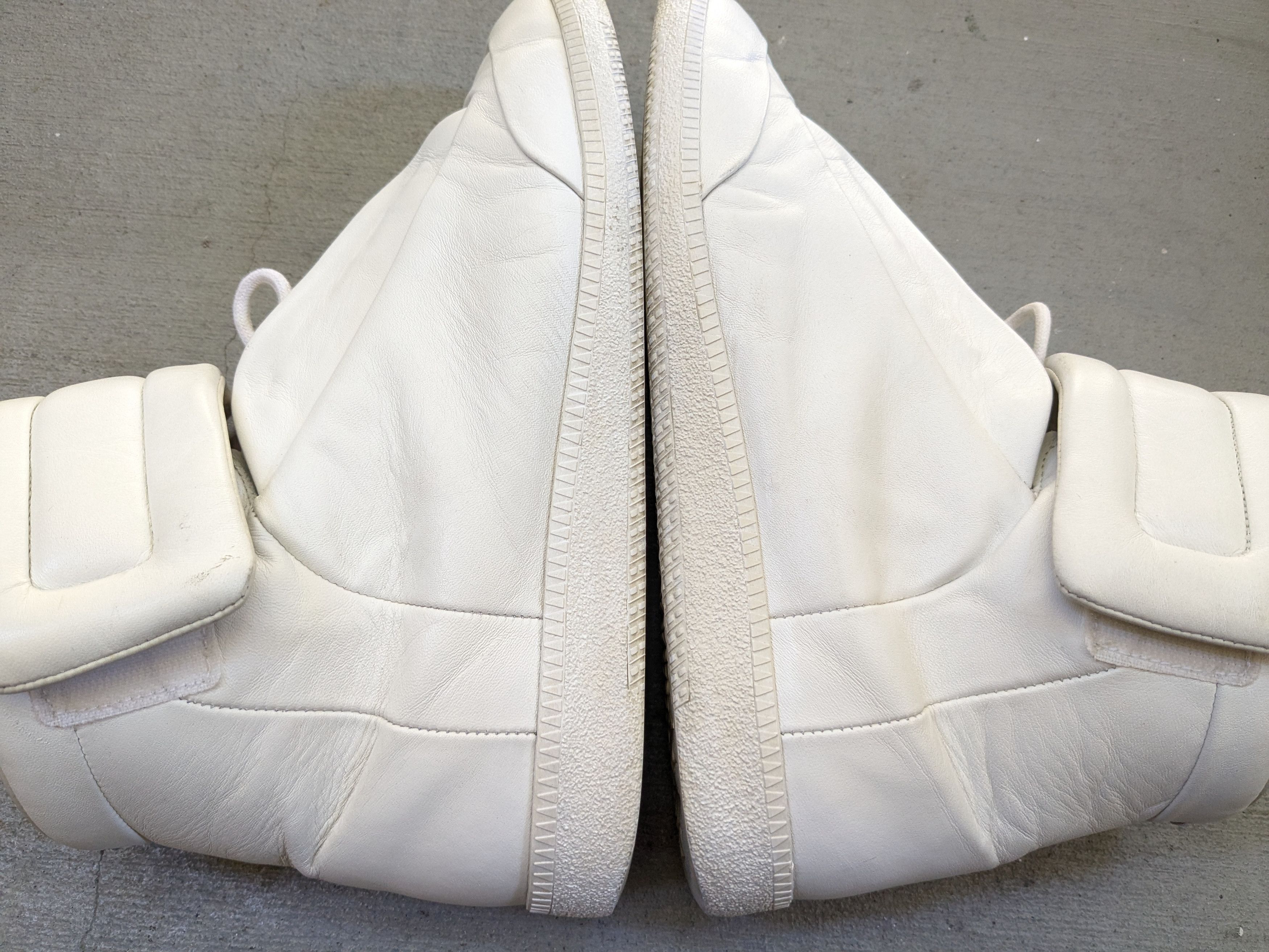 Maison Margiela Maison Margiela Future White 9 42 Leather High Tops Size US 9 / EU 42 - 13 Thumbnail