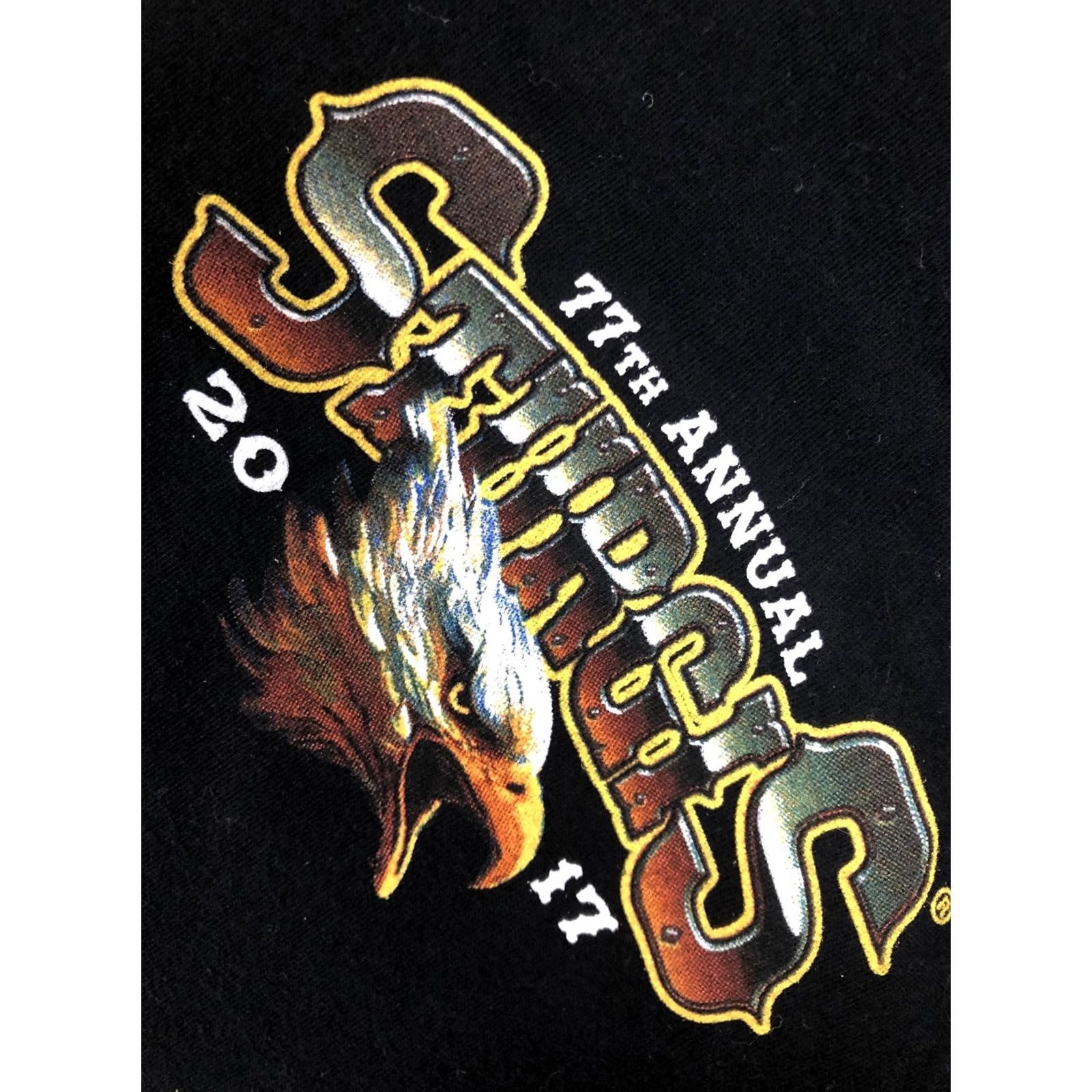 Vintage Sturgis 2017 T-shirt Black Hills Rally Eagle Mount Rushmore USA American Motorcycle Shirt M Men Size US M / EU 48-50 / 2 - 4 Thumbnail