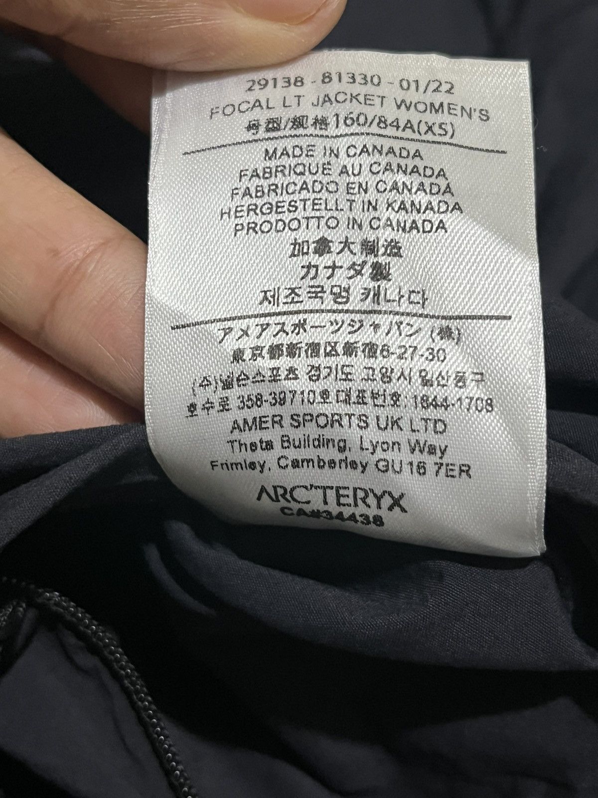Other Veilance Arc'teryx Focal LT Jacket Size XS / US 0-2 / IT 36-38 - 14 Thumbnail