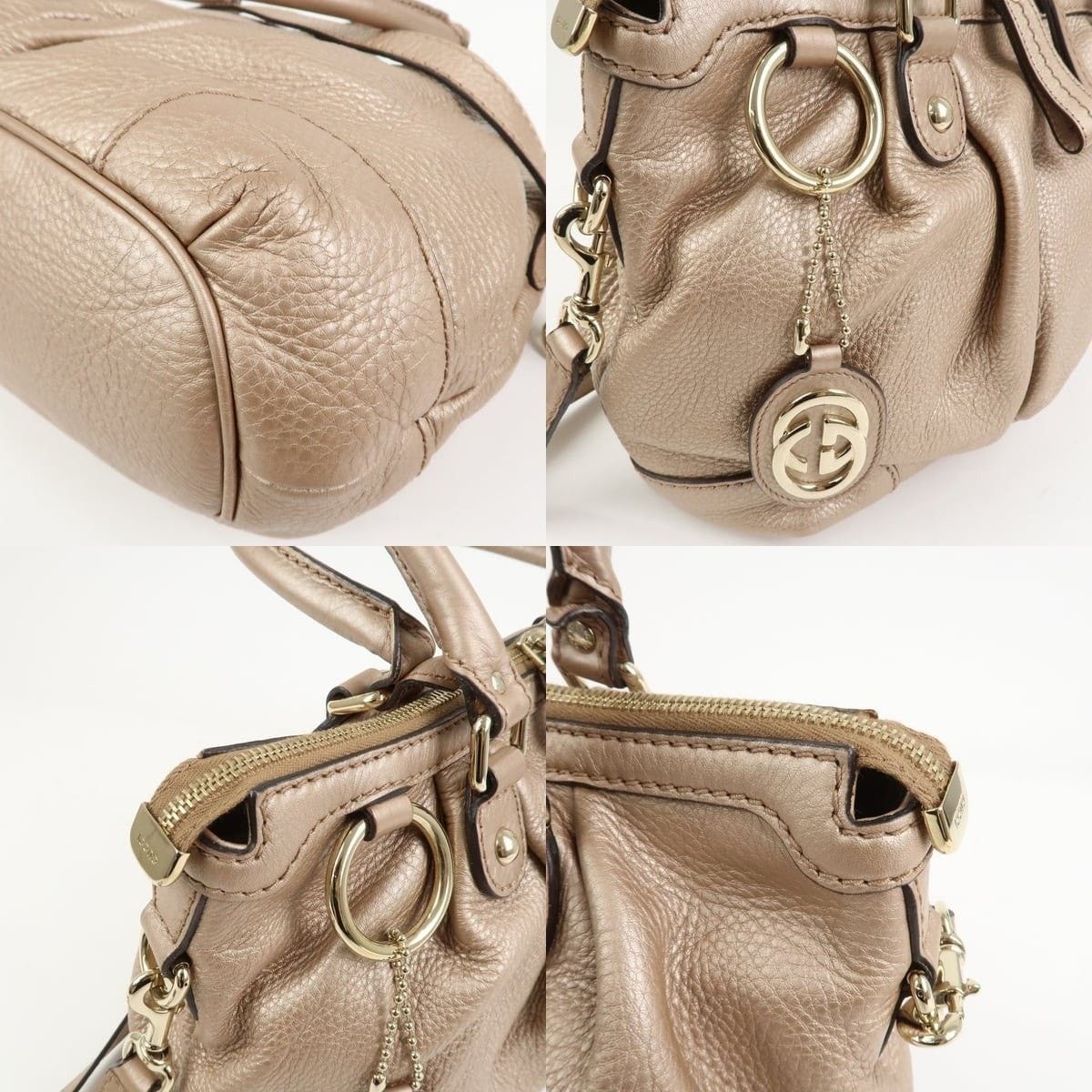 Gucci Gucci Sukey Interlocking G Leather Shoulder Bag Tan Size ONE SIZE - 6 Thumbnail