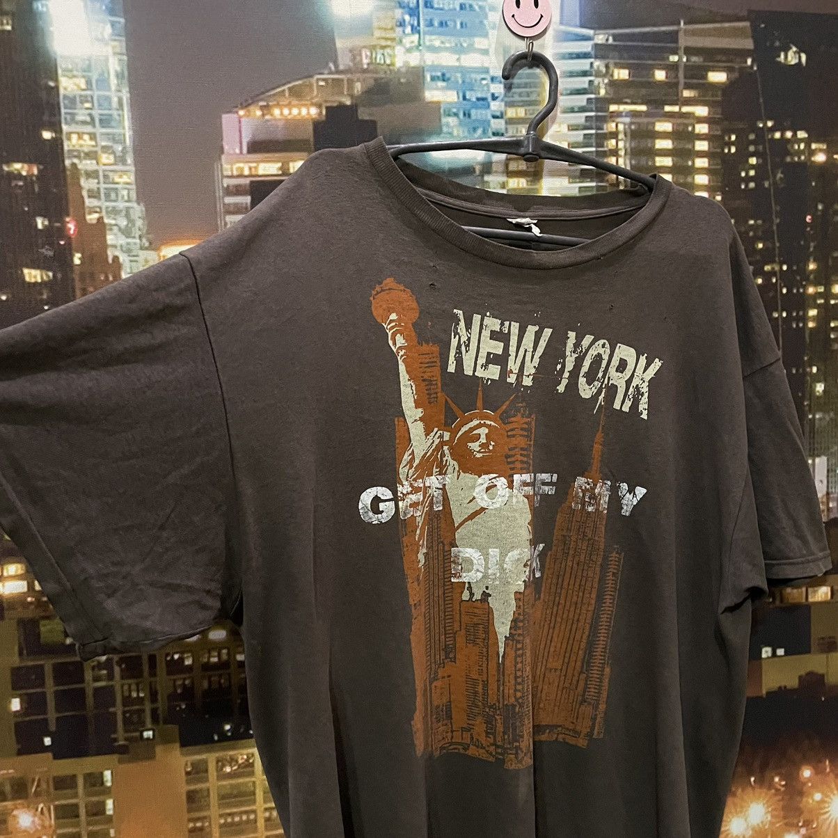 Band Tees *RARE* Tee Skater GET NY OFF MY DICK PENIS FUNNY PORNO XXX Size US XXL / EU 58 / 5 - 3 Thumbnail
