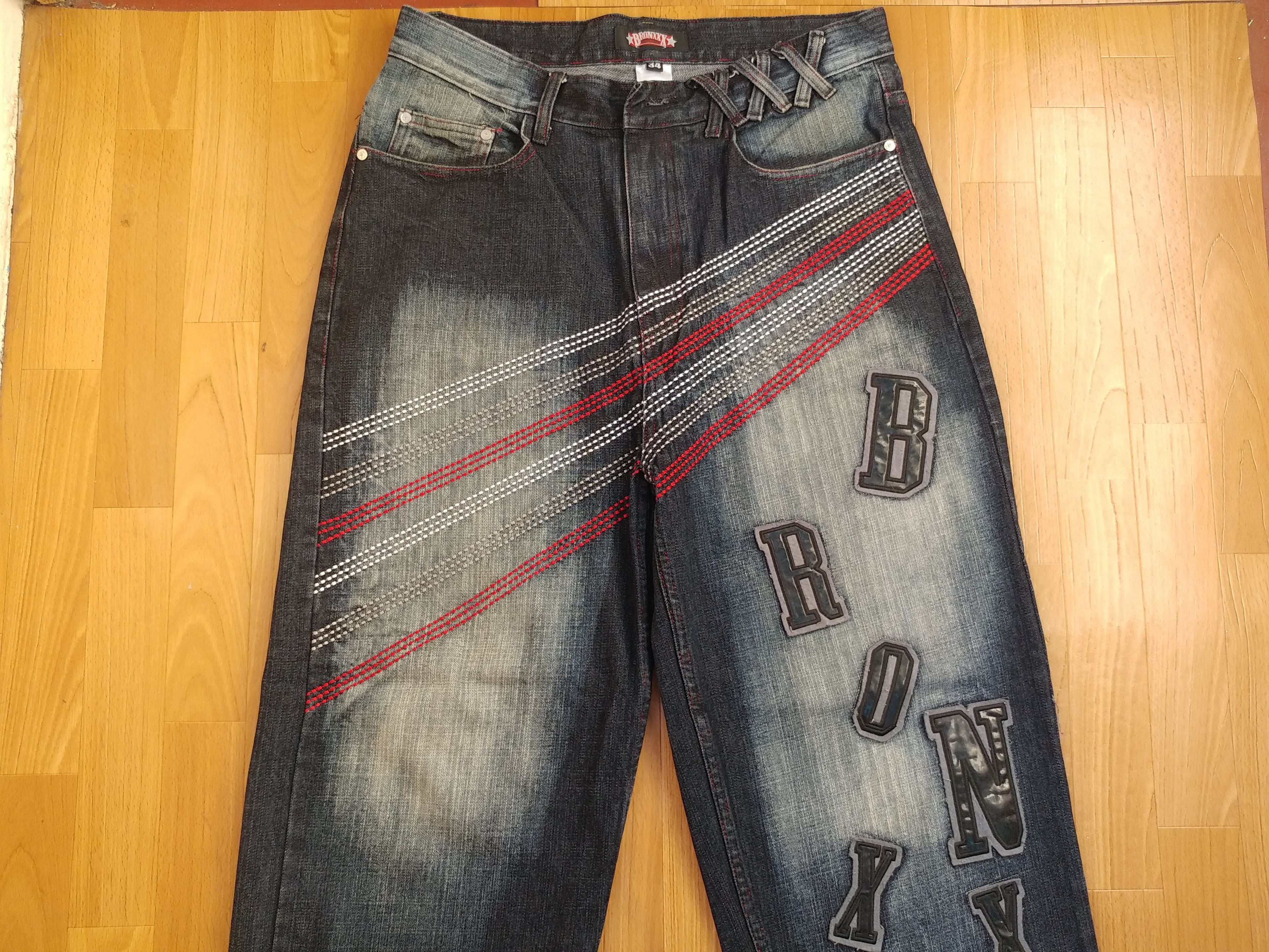 Other Bronxxx jeans, vintage, 90s hip hop, baggy Bronx NYC 34 Size US 34 / EU 50 - 14 Thumbnail