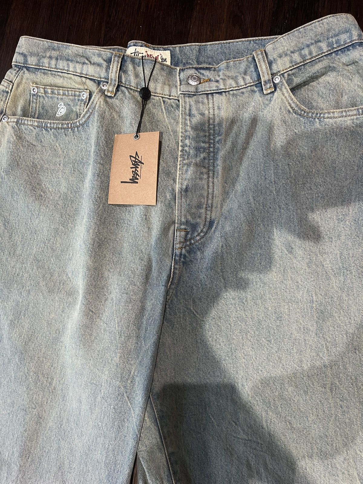 パンツ Stussy Big OL Jean Denim Beach Wash Stussy Big Ol' Denim Short Beach Wash Men's - SS24 - US