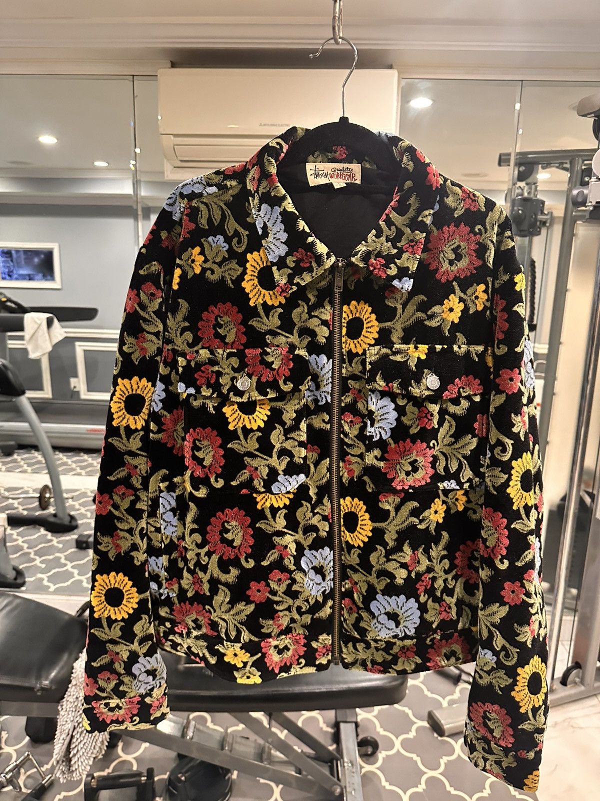 Stussy Floral Jacket | Grailed