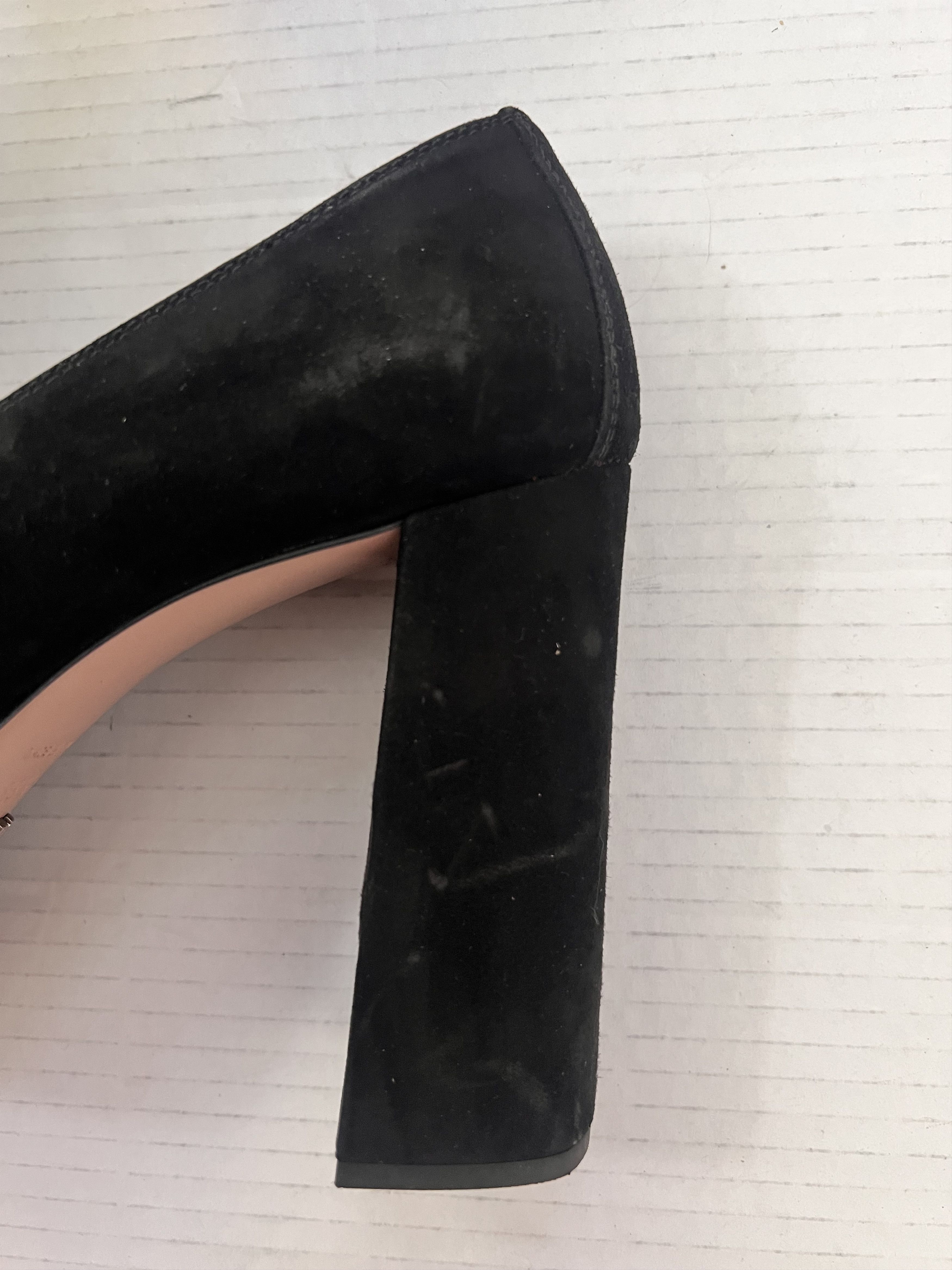 Prada Prada Suede fringe block heels shoes size 38.5 Size US 8.5 / IT 38.5 - 11 Thumbnail