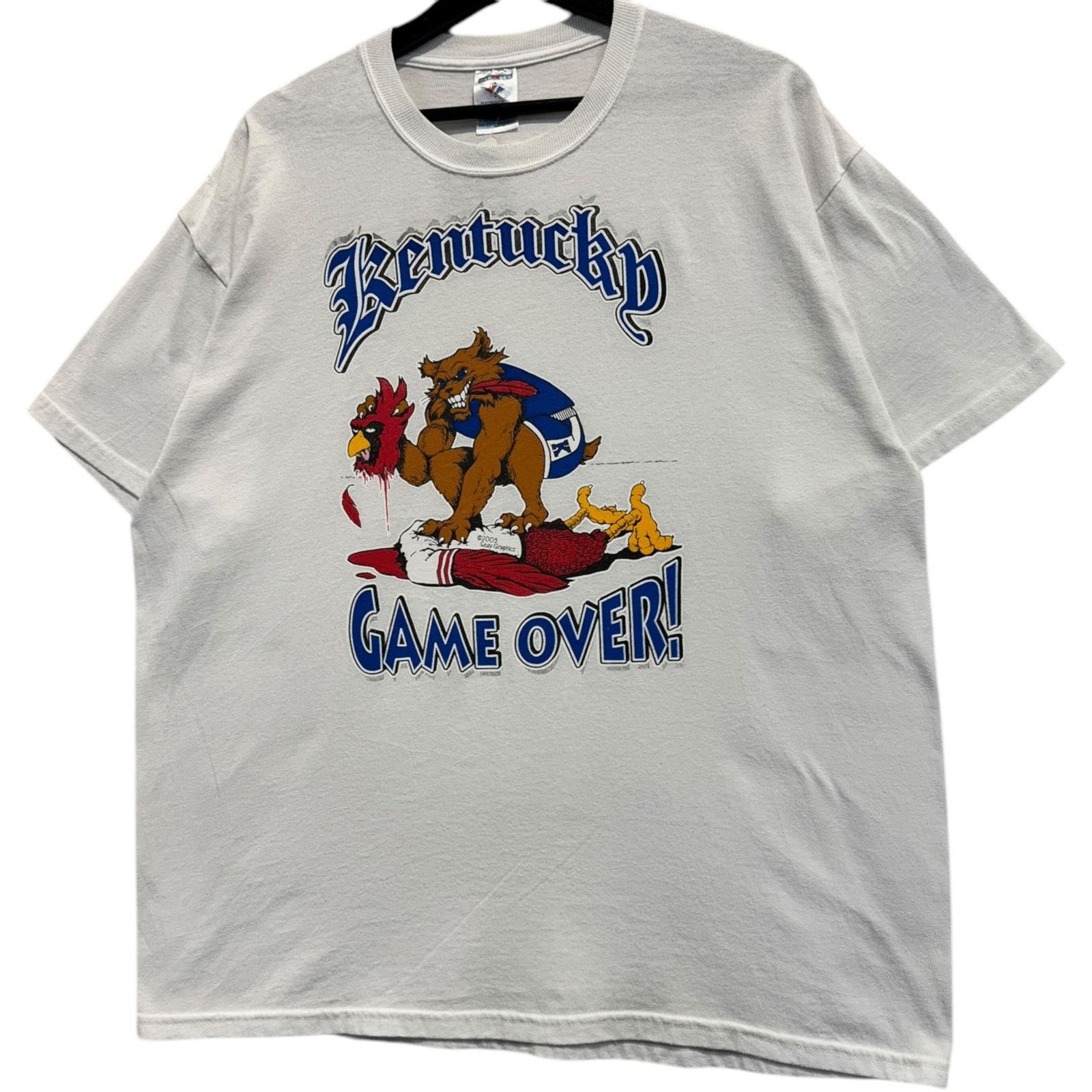 Jerzees Vintage University of Kentucky Basketball Mascot Tee XL Size US XL / EU 56 / 4 - 3 Thumbnail