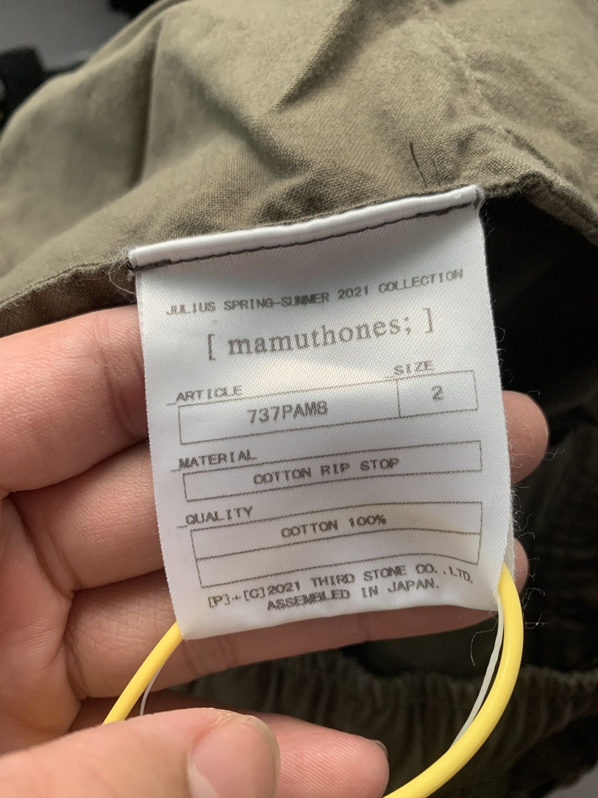 Julius Julius_7 “Mamuthones” Cargo Shorts Size US 32 / EU 48 - 6 Thumbnail