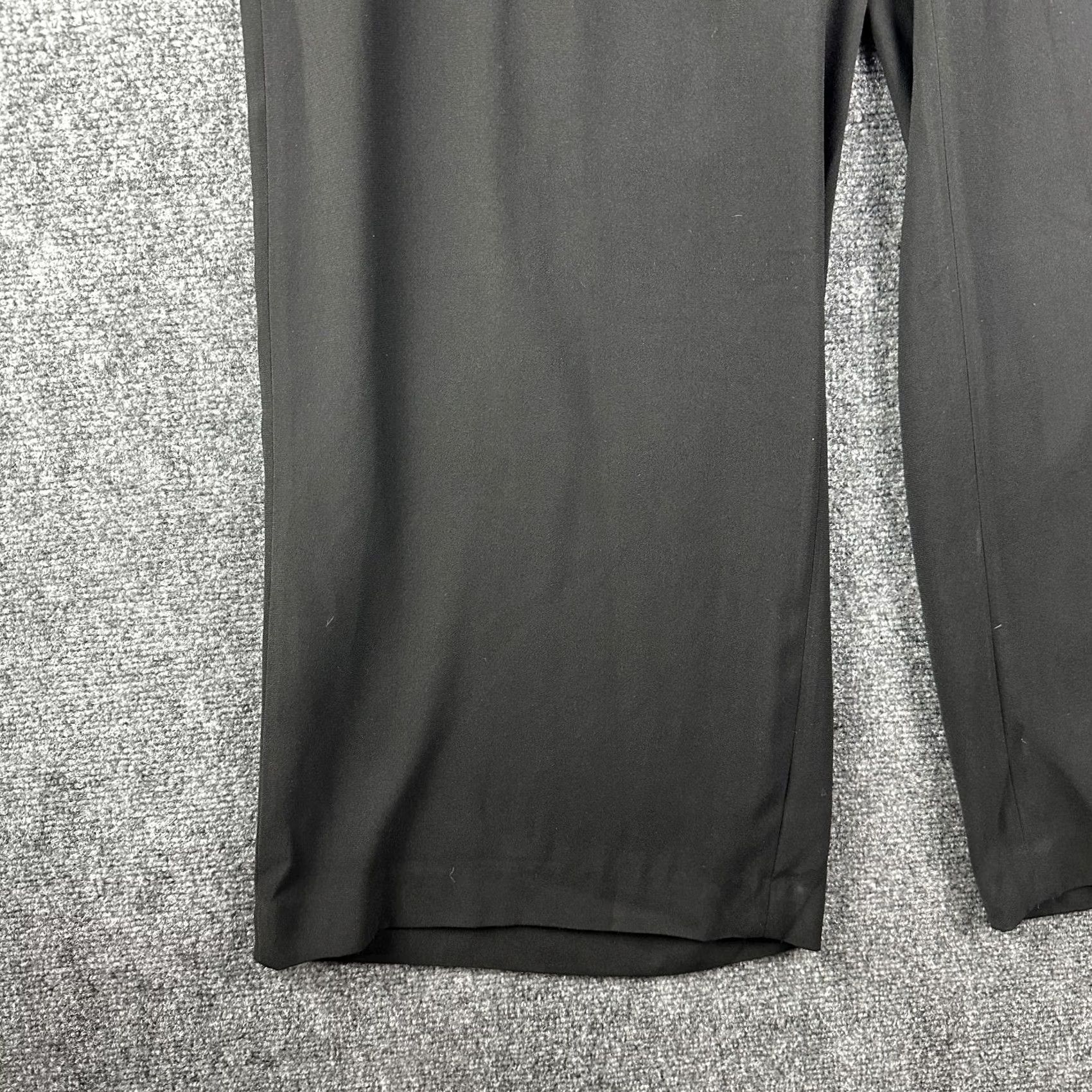 Vintage Sejour Pants Womens 18W Black Wide Leg Pockets Zip Fly Elastic Back Waist NEW Size 40" / US 18 - 4 Thumbnail