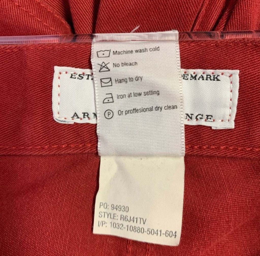 Armani Exchange Men's Armani Exchange Red Jeans Size 29R Size US 29 - 9 Thumbnail