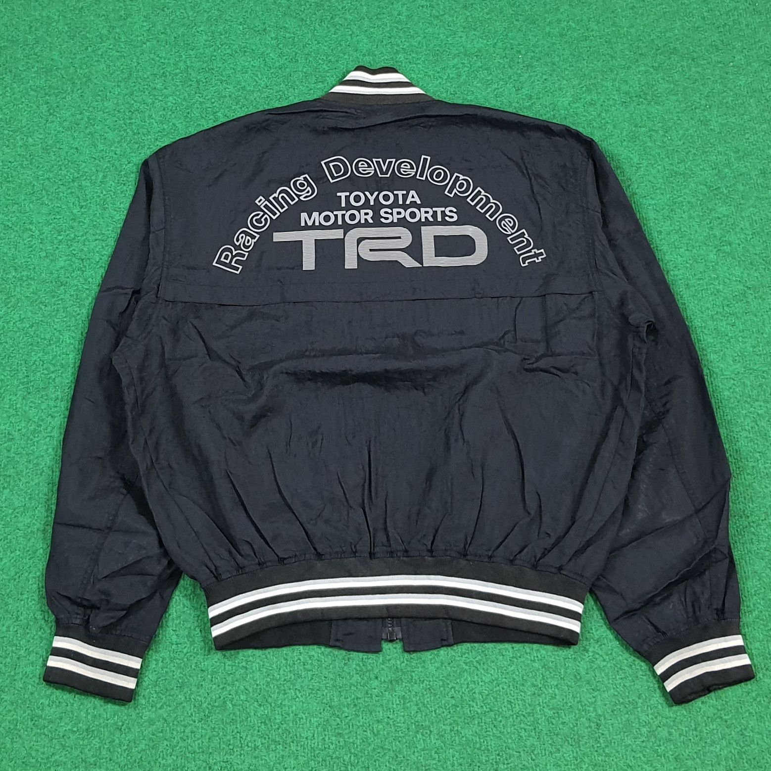 Japanese Brand Vintage 90s Toyota TRD Racing Jacket JDM Bomber C300N6 Size US M / EU 48-50 / 2 - 1 Thumbnail