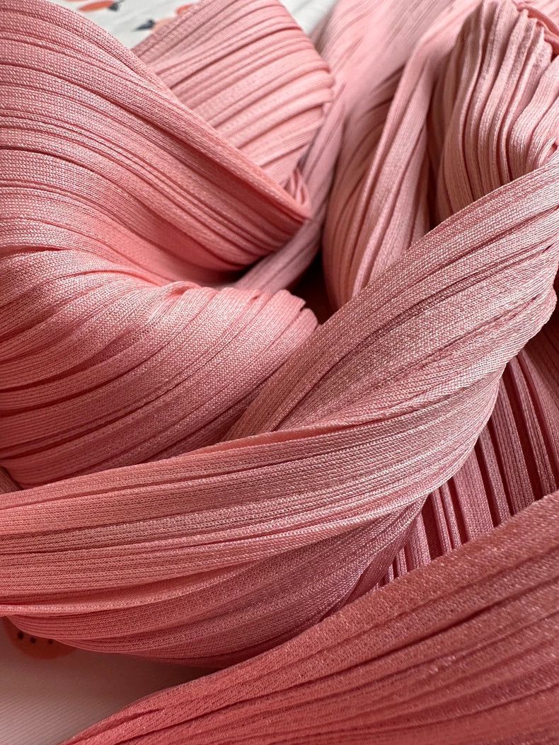 Issey Miyake Issey Miyake size:1 Pink pleated trousers Size 31" - 8 Thumbnail
