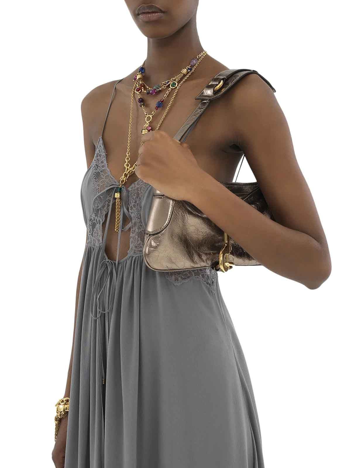 Chloe o1loc1c10226 Size: OS / Kerala Shoulder Bag in Shiny Grey Size ONE SIZE - 3 Thumbnail