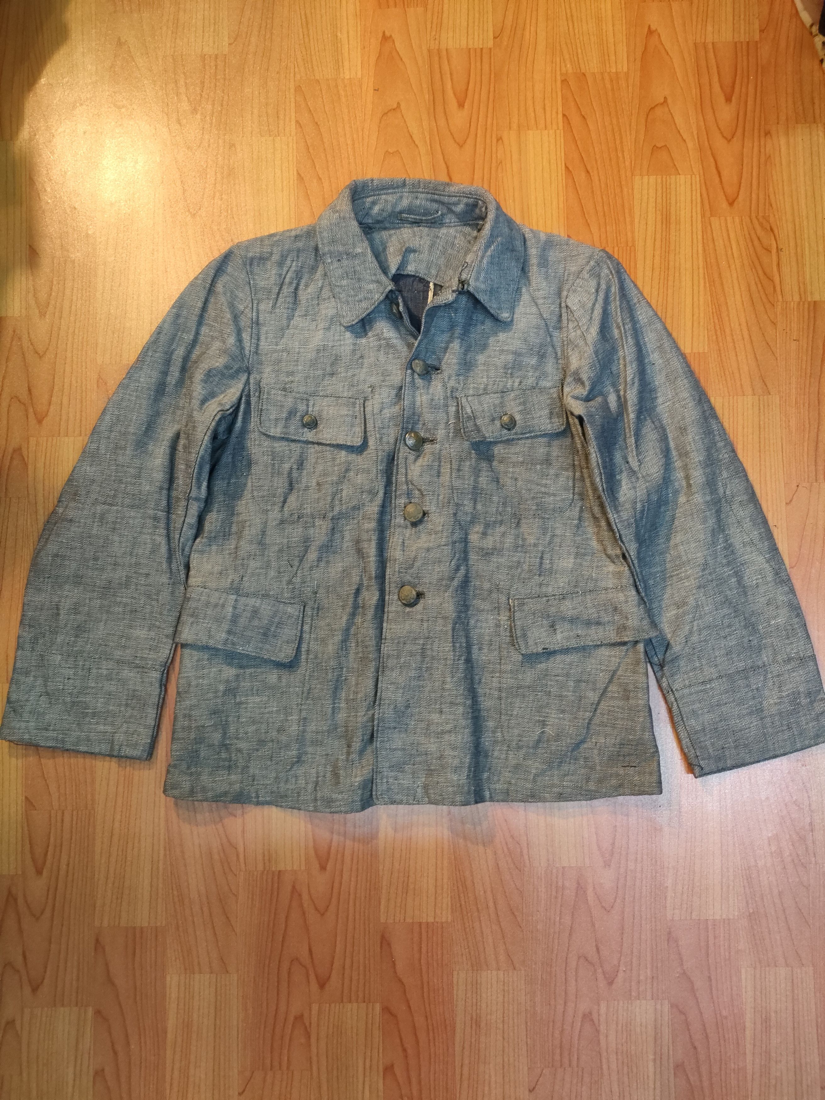 Vintage Vintage Salt & Pepper Denim Japan Uniform School Size US S / EU 44-46 / 1 - 1 Thumbnail