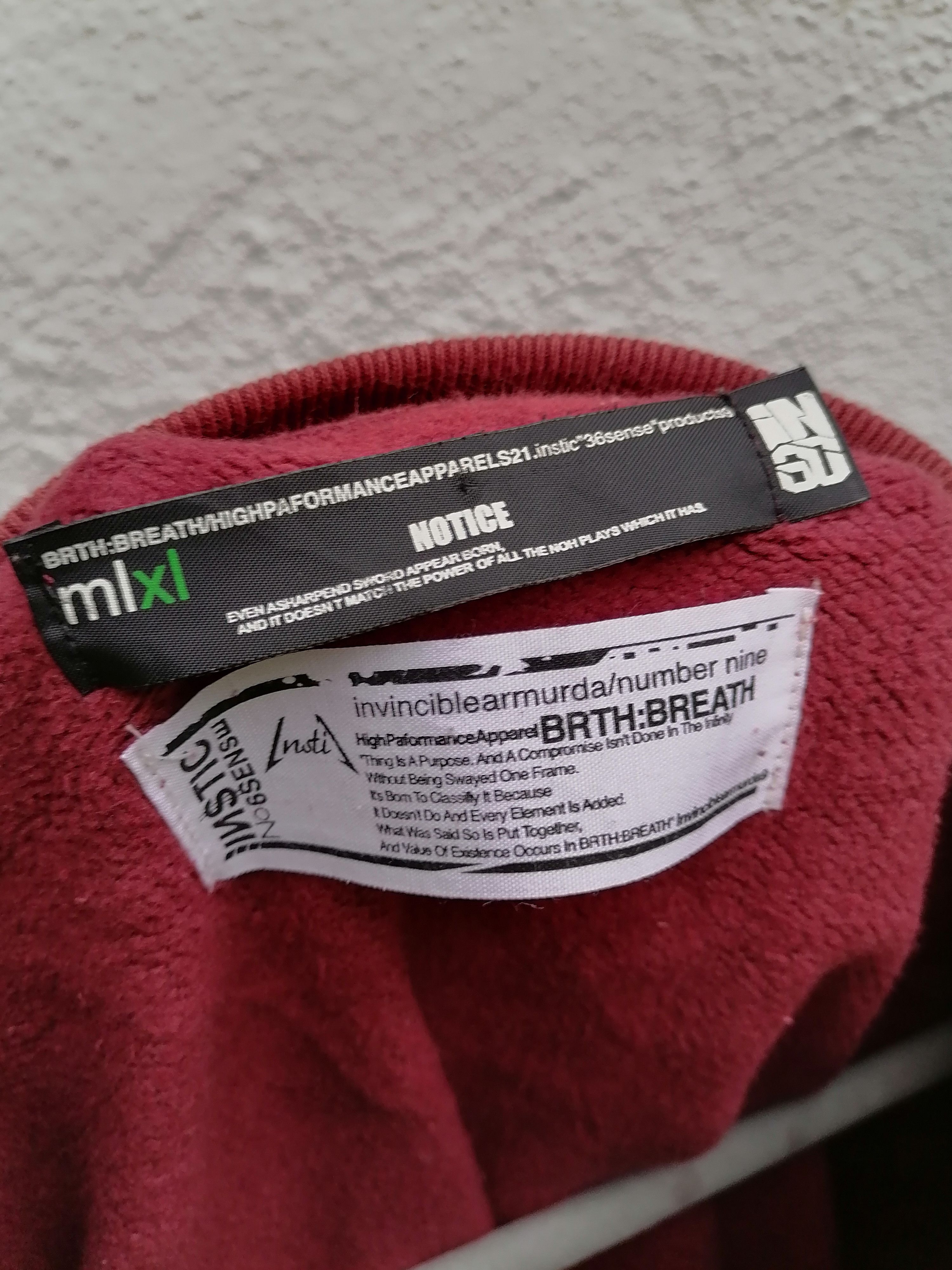 Japanese Brand × Number (N)ine Trashed Faded Brth:Breath Number Nine Sweatshirts Size US XL / EU 56 / 4 - 6 Thumbnail
