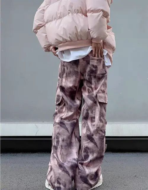 VIBE Pink High Street Vintage Casual Denim Casual Pants Size US 30 / EU 46 - 7 Thumbnail