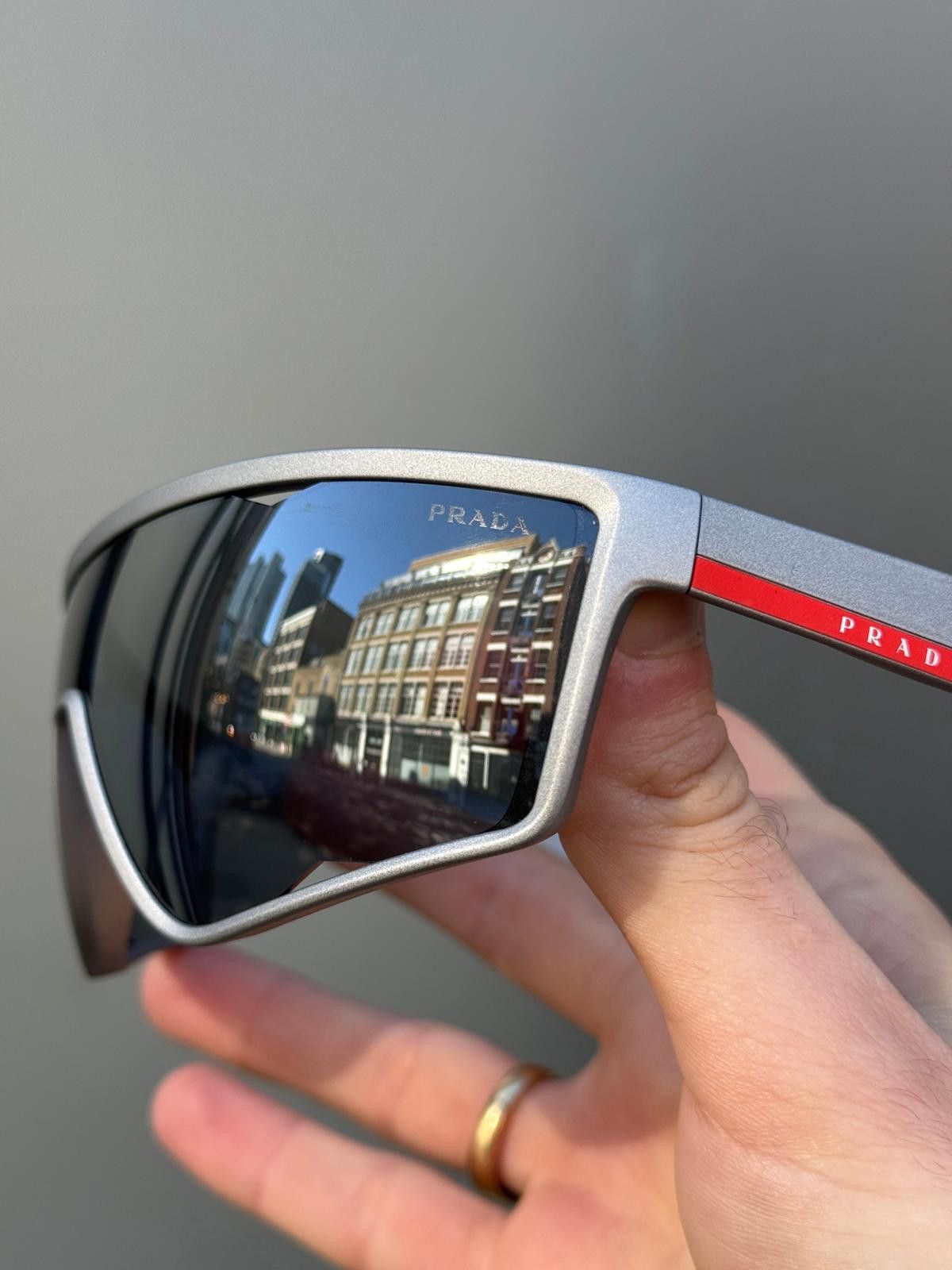 Prada Prada Linea Rossa Sunglasses Size ONE SIZE - 2 Thumbnail