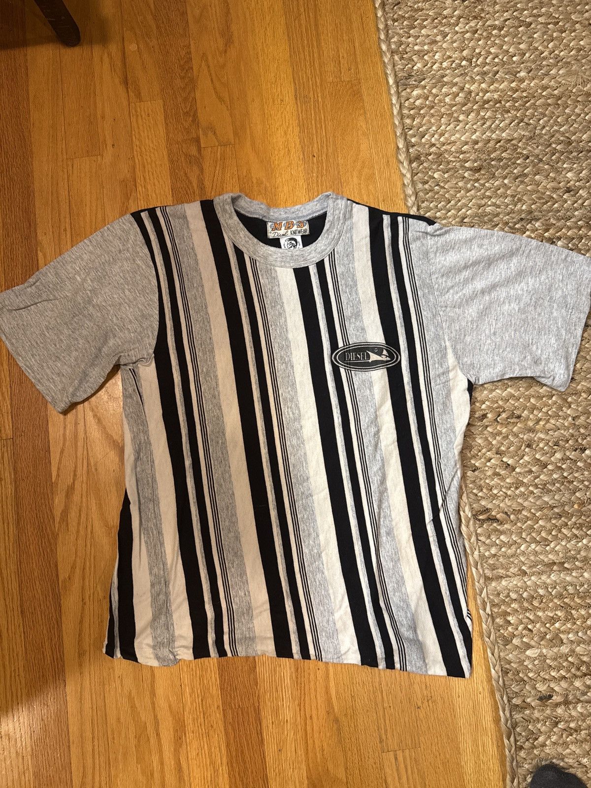Diesel Diesel Vintage Baseball Shirt – Rare Barracuda Logo Tee (M) Size US M / EU 48-50 / 2 - 2 Thumbnail