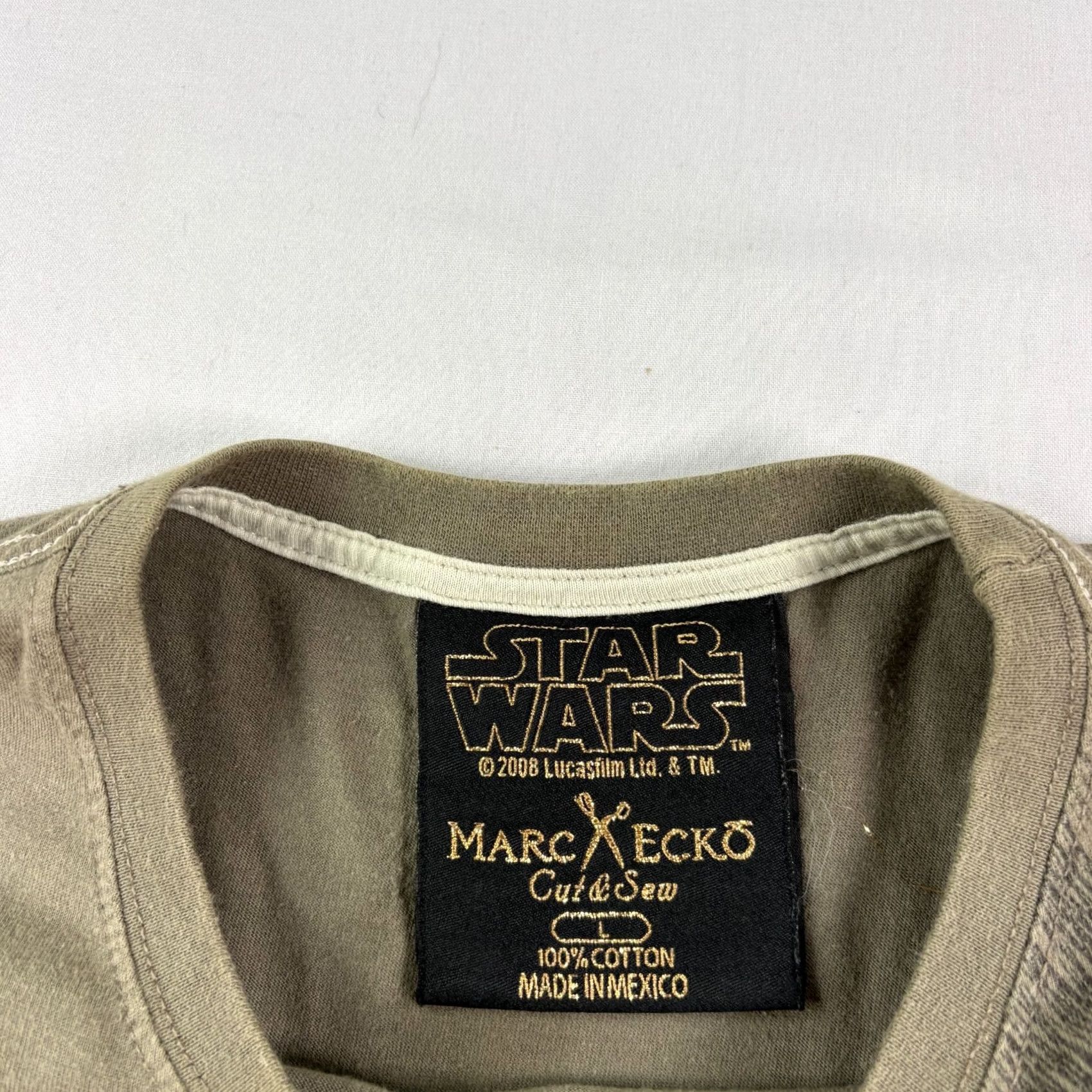 Star Wars VINTAGE Star Wars Marc Ecko Shirt Mens Large Green Boba Fett Graphic AOP Crew Neck Size US L / EU 52-54 / 3 - 4 Thumbnail